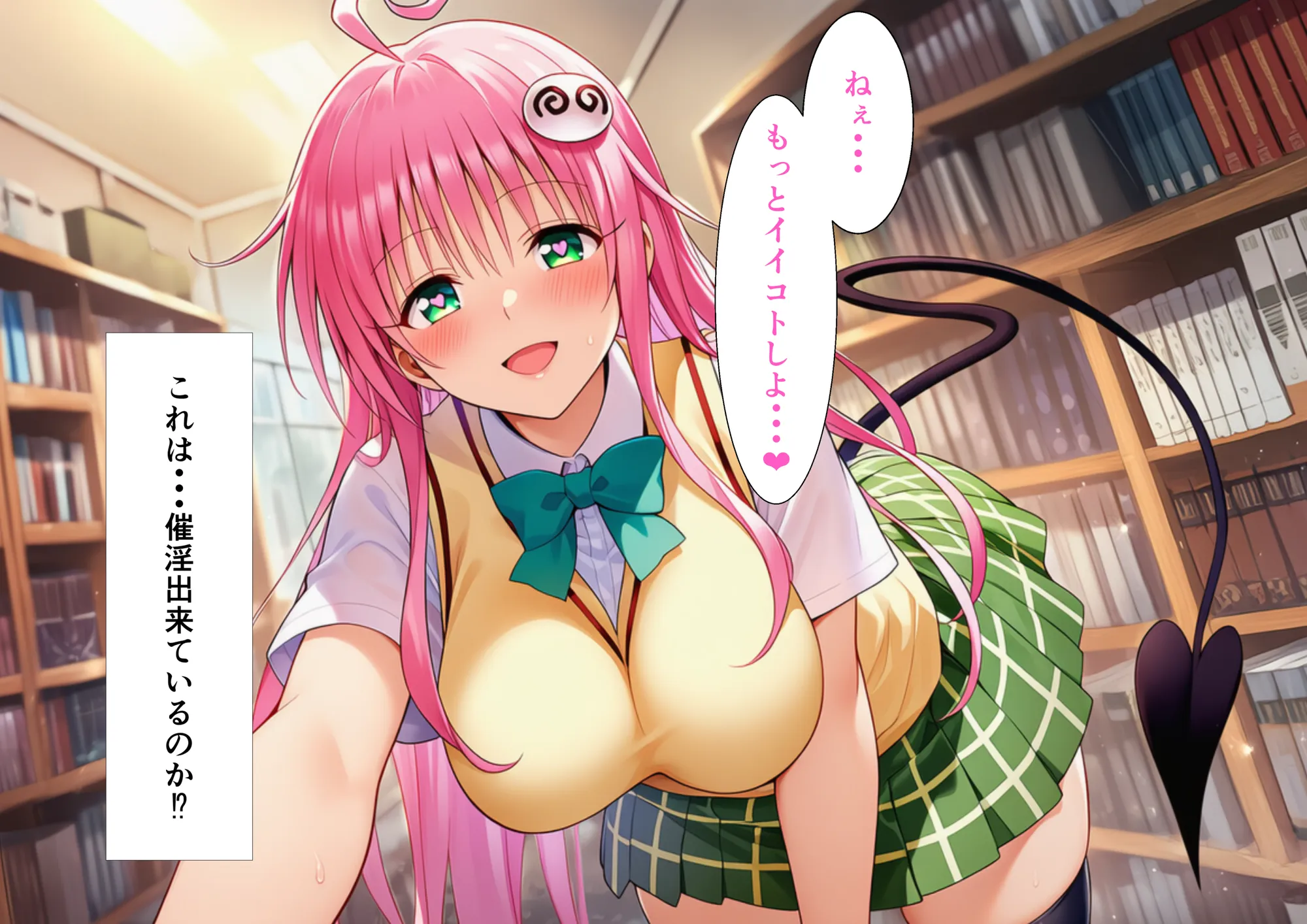 催淫エッチ  To〇OVEる編  ララ×唯×闇 - 24ページ