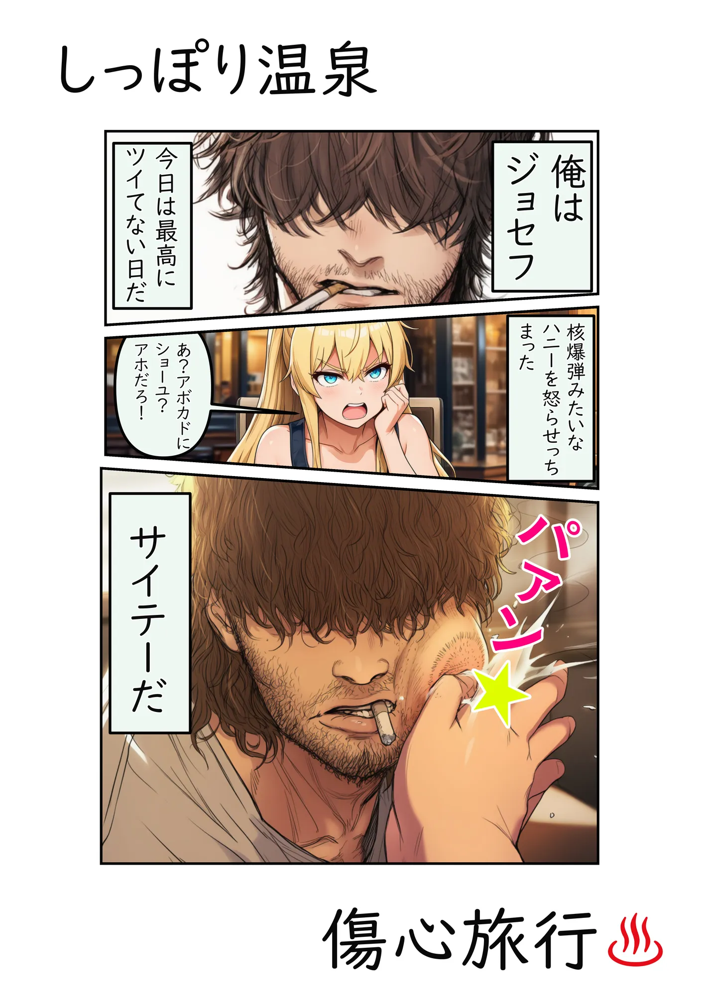 しっぽり温泉傷心旅行 - 1ページ