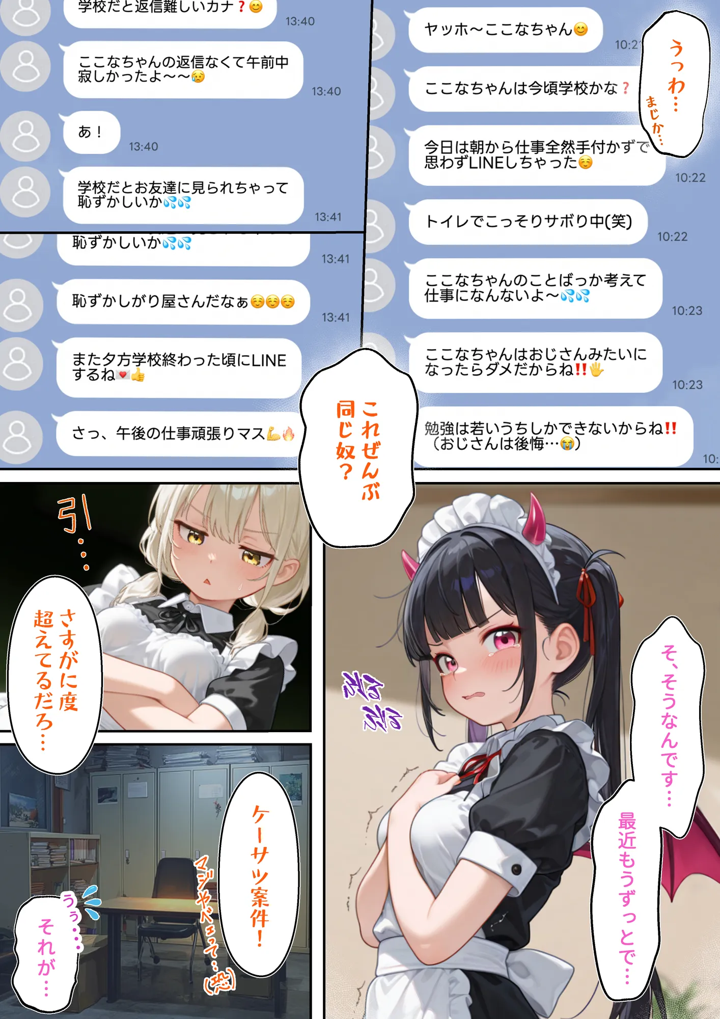 監禁おじさん〜推しのメイドコンカフェ嬢にLINE無視されたので、監禁して「僕専属メイド」に調教してやった〜 - 5ページ