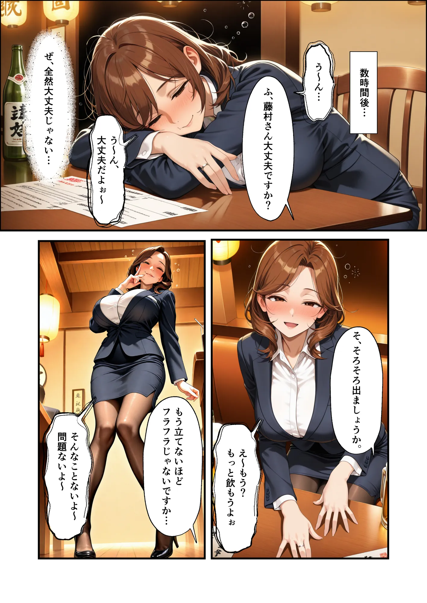 おっとり人妻まどかさんは酔うとドスケベ全肯定〜年下に攻められて中まで許しちゃう癒やし系上司〜 - 7ページ