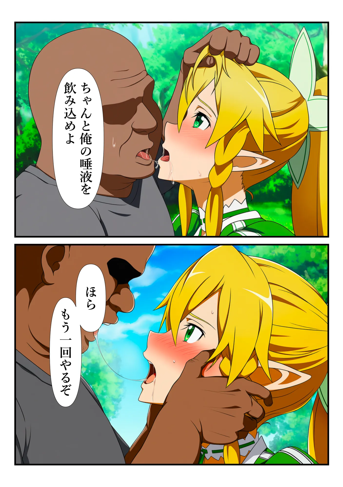 異世界おじに敗北した少女剣士 〜チート能力で快楽堕ちするまで〜 - 24ページ