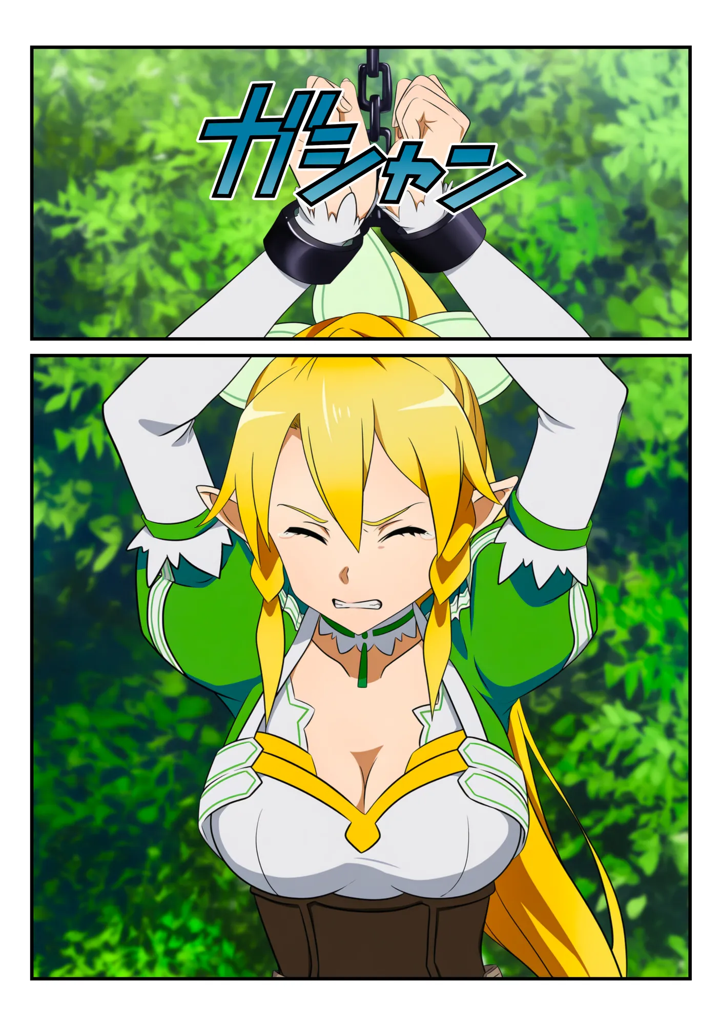 異世界おじに敗北した少女剣士 〜チート能力で快楽堕ちするまで〜 - 34ページ