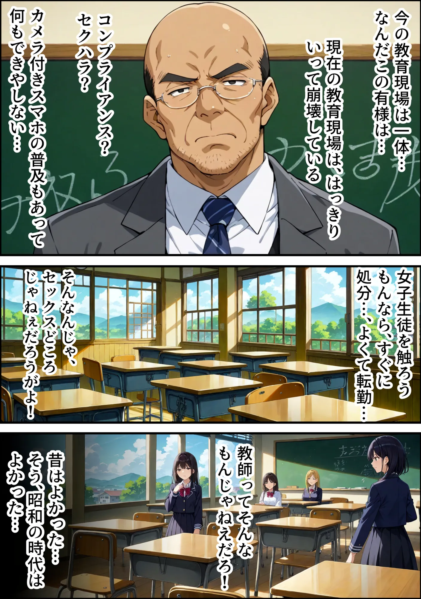 ヤリチン教師の餌食になる発情期ヒロインズ〜閃光のア〇ナ全裸健康診断〜 - 3ページ