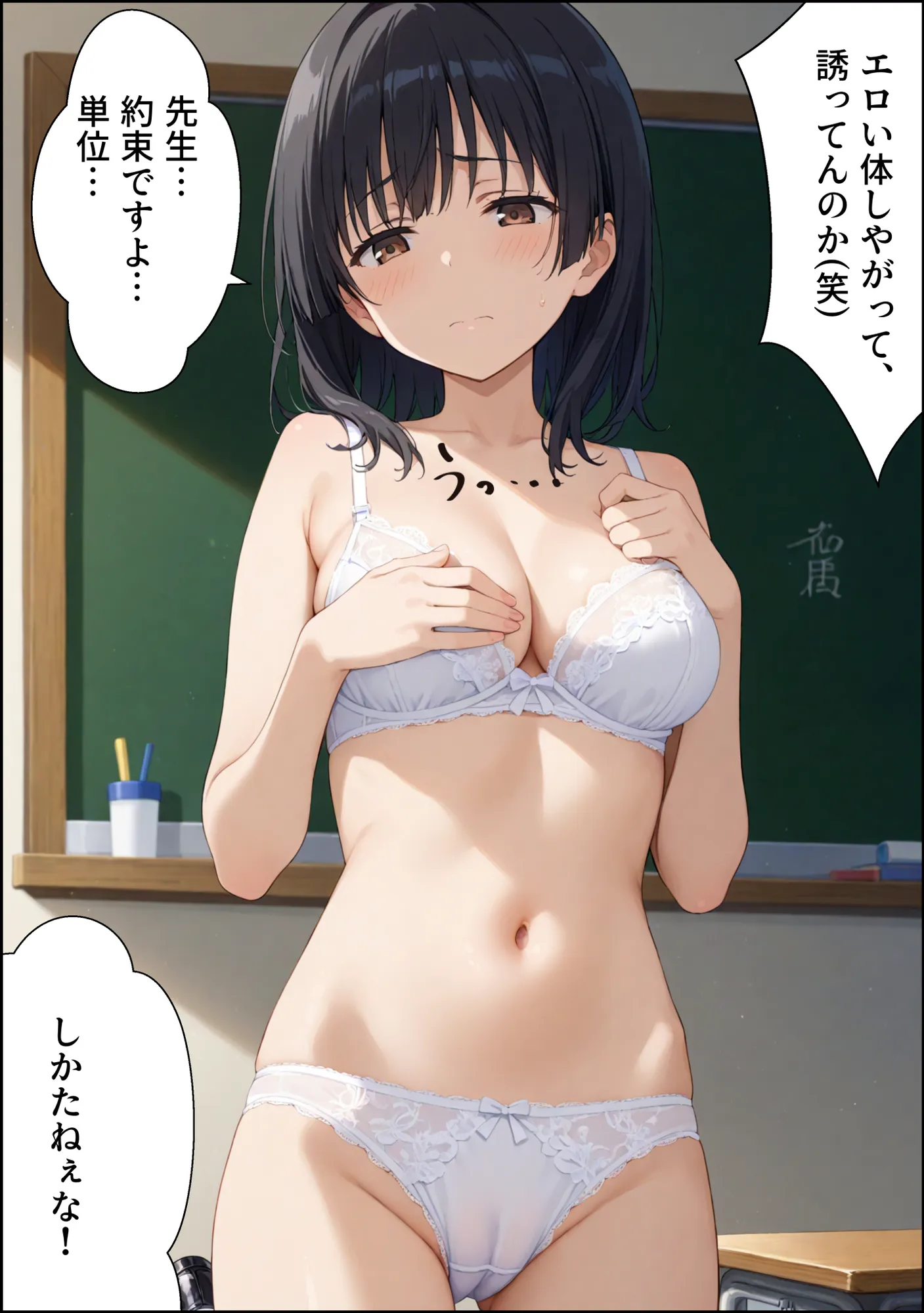 ヤリチン教師の餌食になる発情期ヒロインズ〜閃光のア〇ナ全裸健康診断〜 - 7ページ