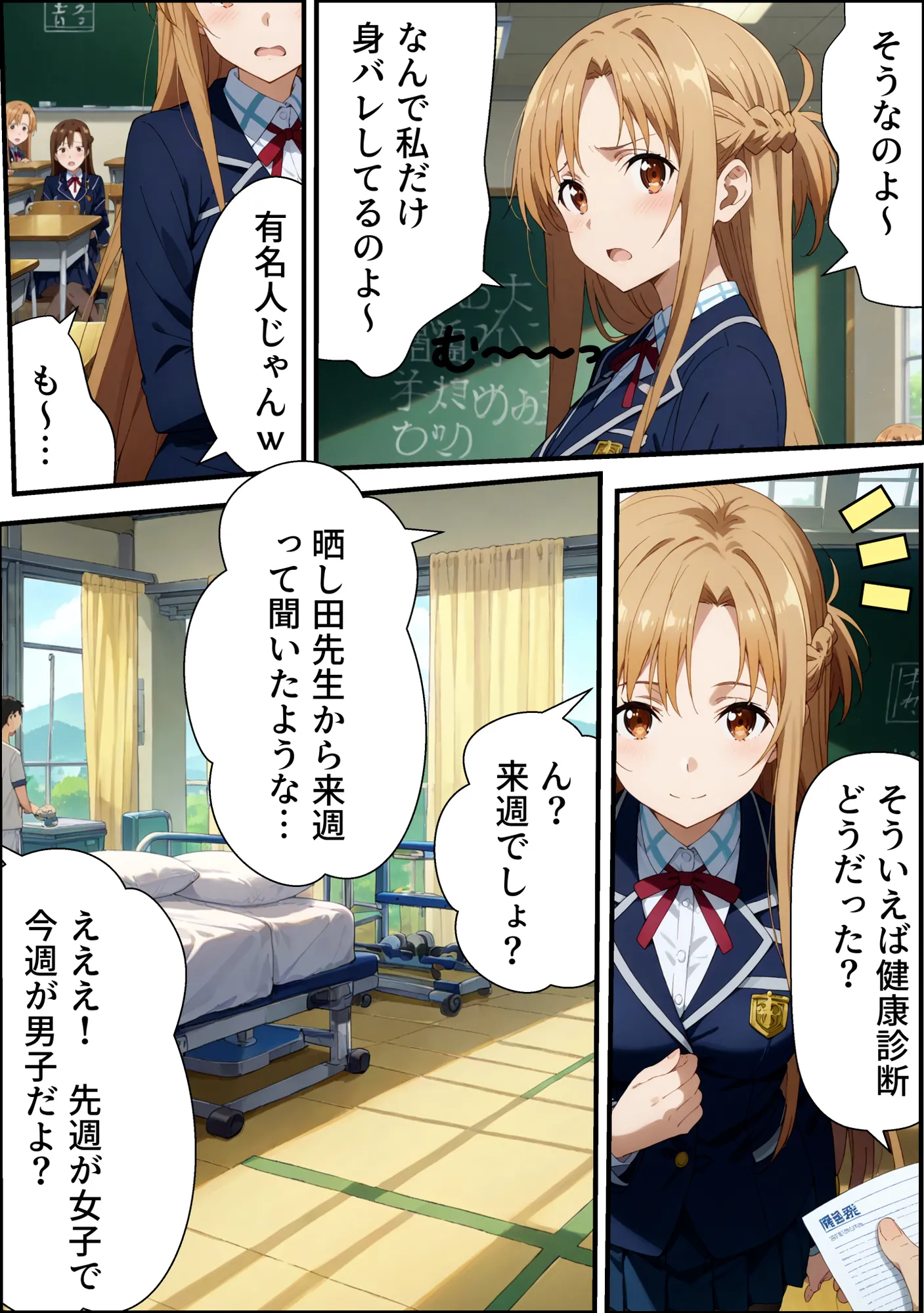 ヤリチン教師の餌食になる発情期ヒロインズ〜閃光のア〇ナ全裸健康診断〜 - 24ページ