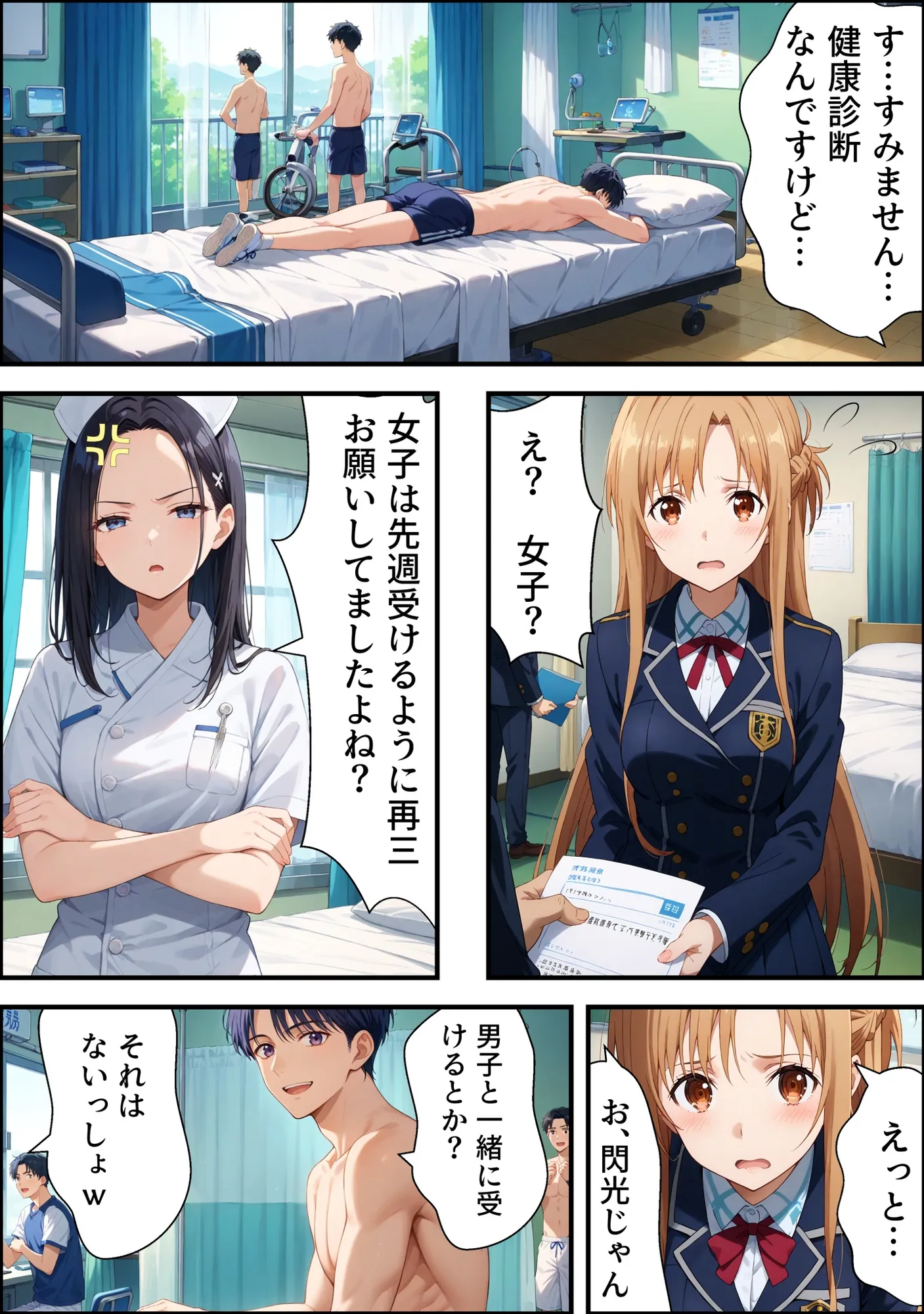 ヤリチン教師の餌食になる発情期ヒロインズ〜閃光のア〇ナ全裸健康診断〜 - 26ページ