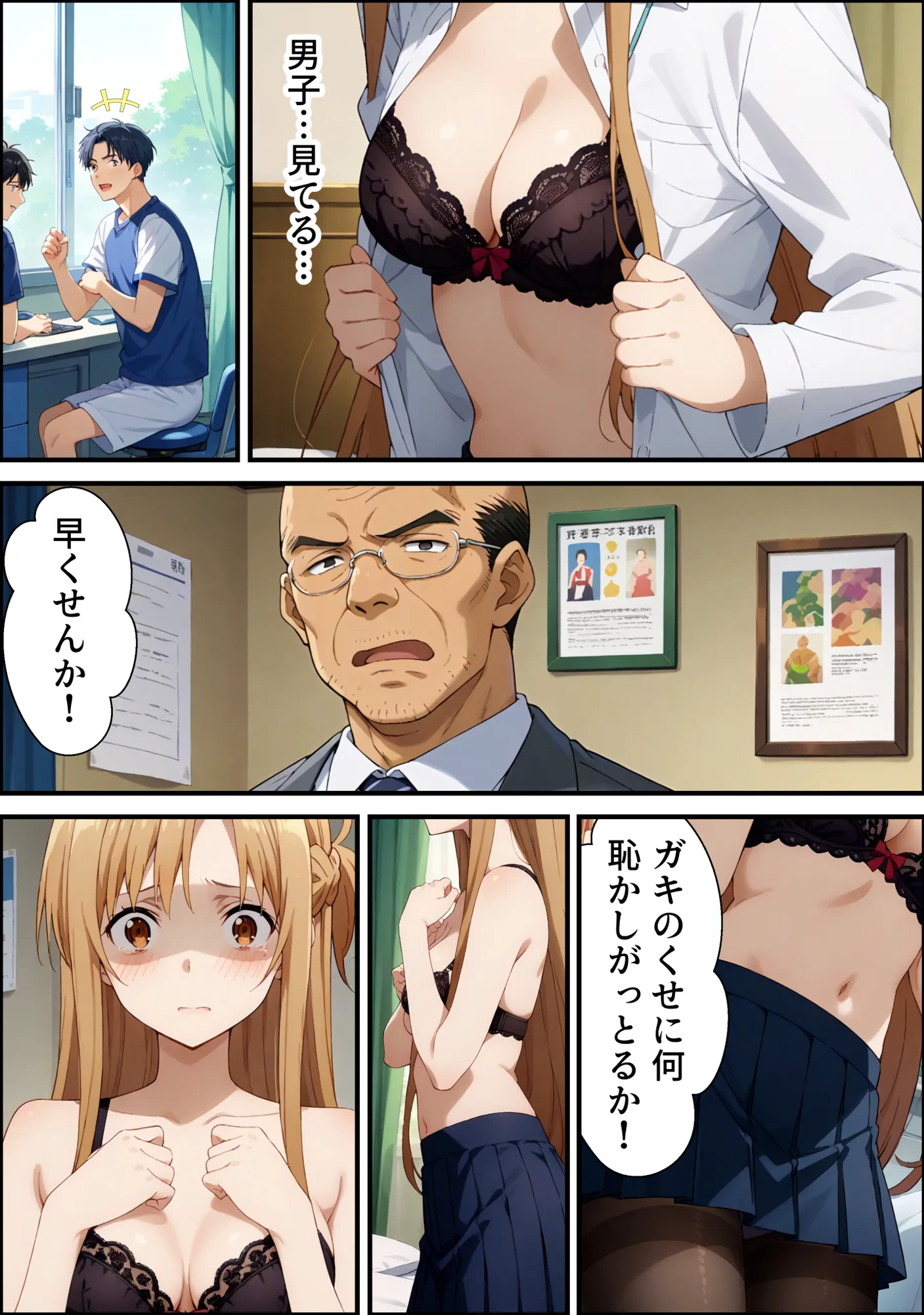 ヤリチン教師の餌食になる発情期ヒロインズ〜閃光のア〇ナ全裸健康診断〜 - 29ページ