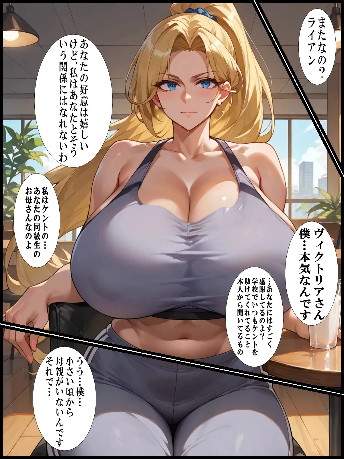 母の子宮を奪われる〜俺の金髪白人母を孕ませたのはクラスの同級生でした - 4ページ