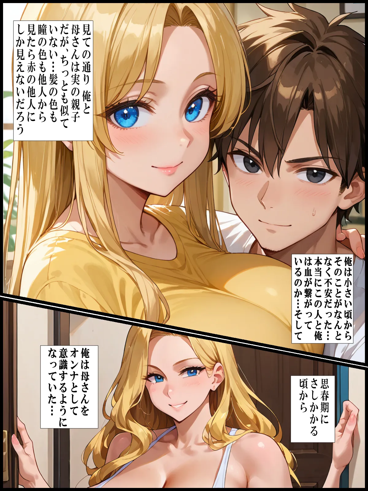 母の子宮を奪われる〜俺の金髪白人母を孕ませたのはクラスの同級生でした - 35ページ