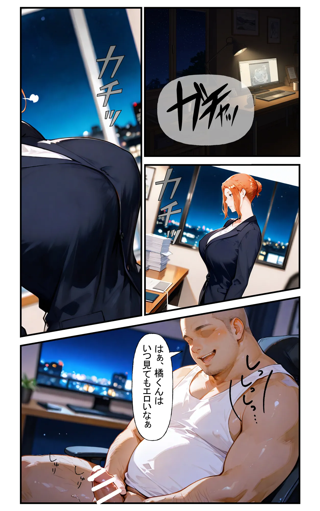 橘さん家のNTR事情  上司のデカチンに犯●れる  京香編 - 1ページ