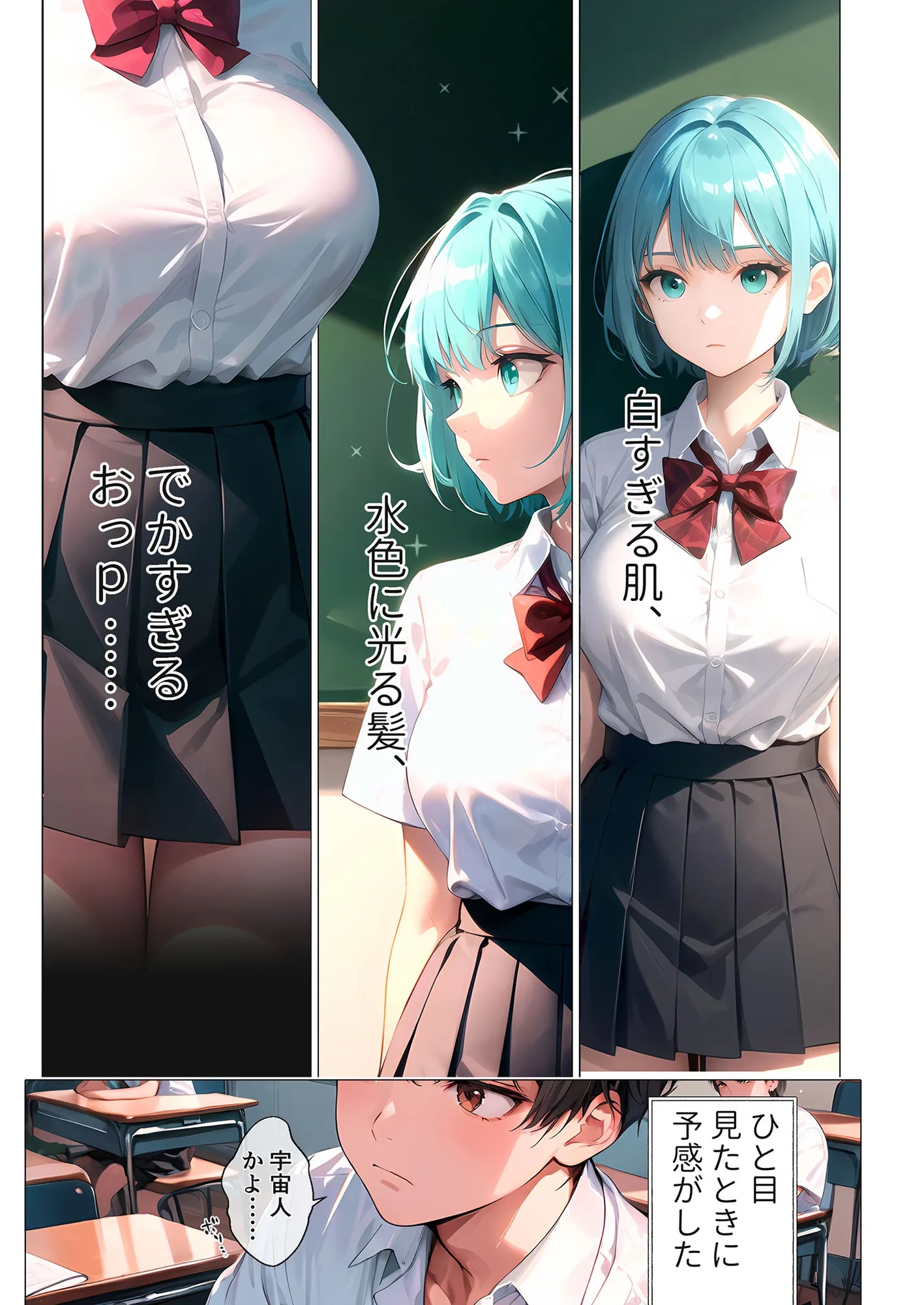 巨乳な××生にヤリたい放題 合冊版 - 2ページ