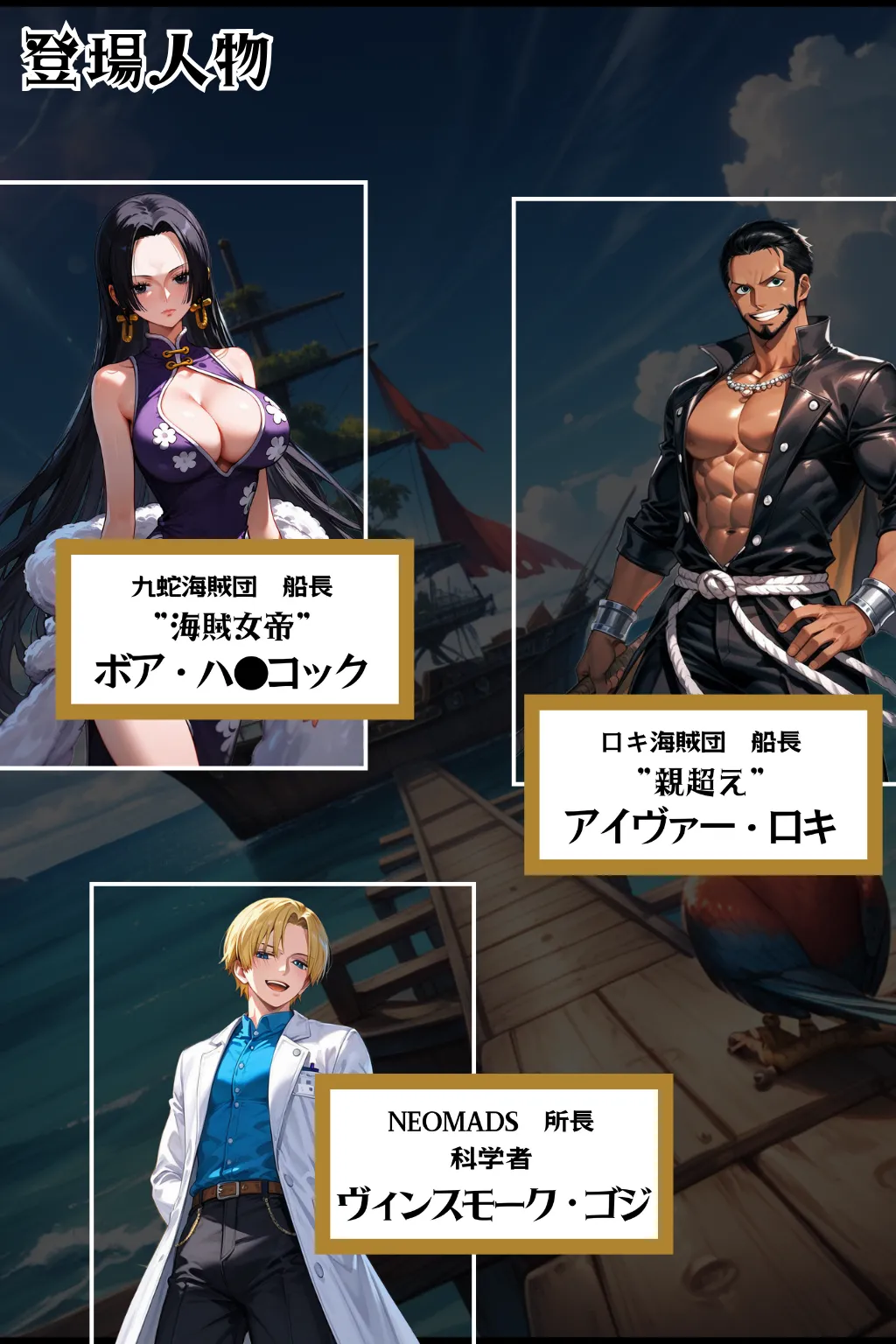 巨乳海賊狩り 4 〜海賊女帝電脳調教人格破壊〜 - 3ページ