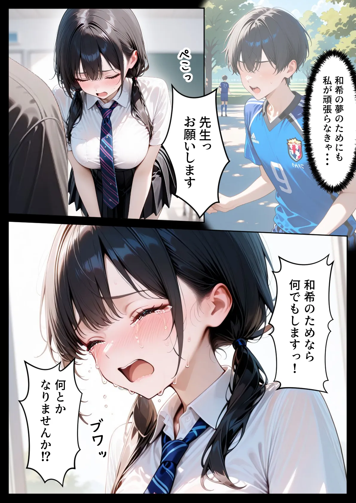 クズ教師に寝取られた巨乳J◯ 〜完堕ちセックス〜 - 12ページ