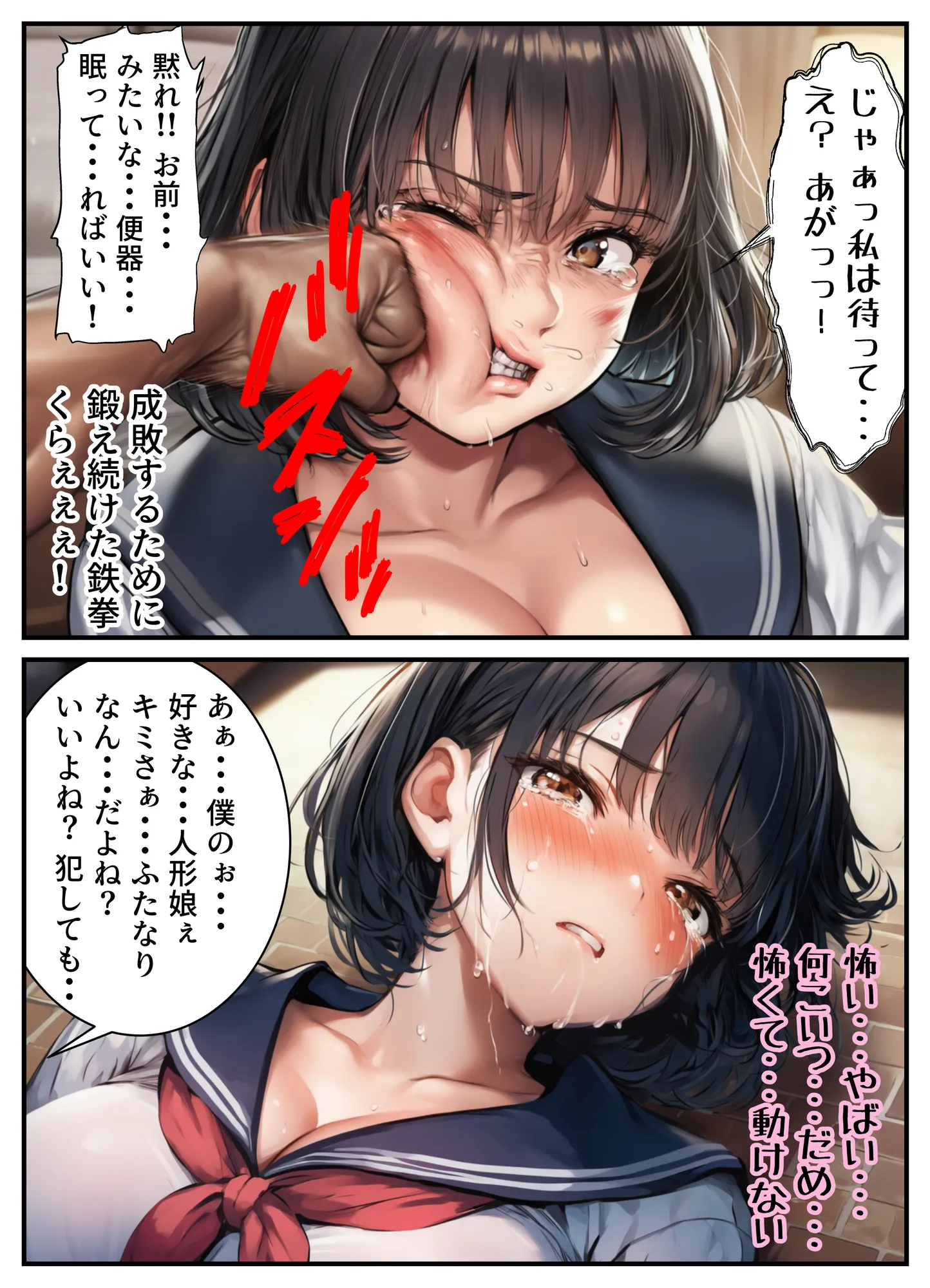 ナメてるふたなり娘をわからせて路地裏調教【18禁エロコミック】 - 16ページ