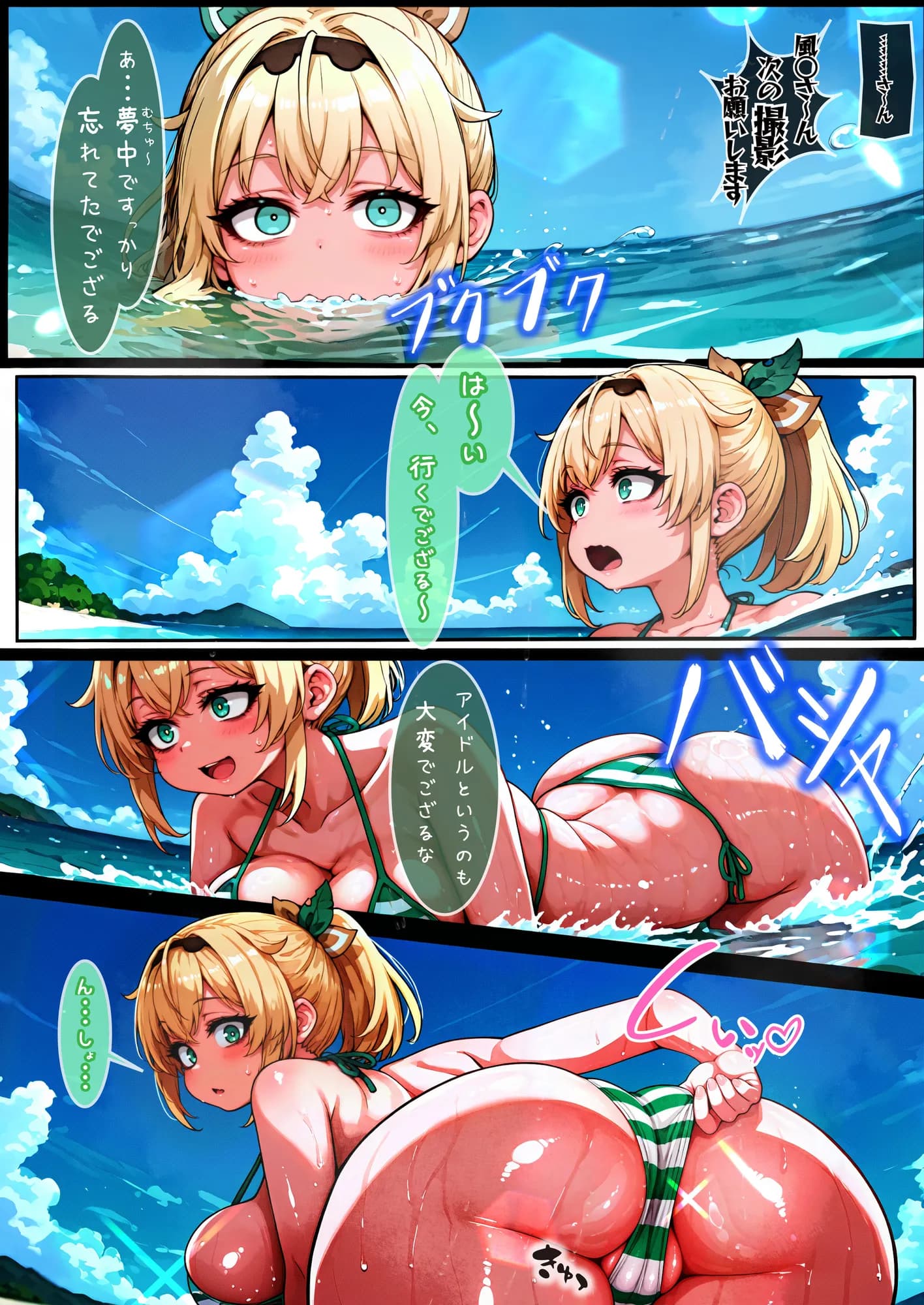 ほろえっちらいぶ 風◯いろは ござるちゃん常識改変！？ちん媚び デカ乳 フェラチオ侍 - 8ページ