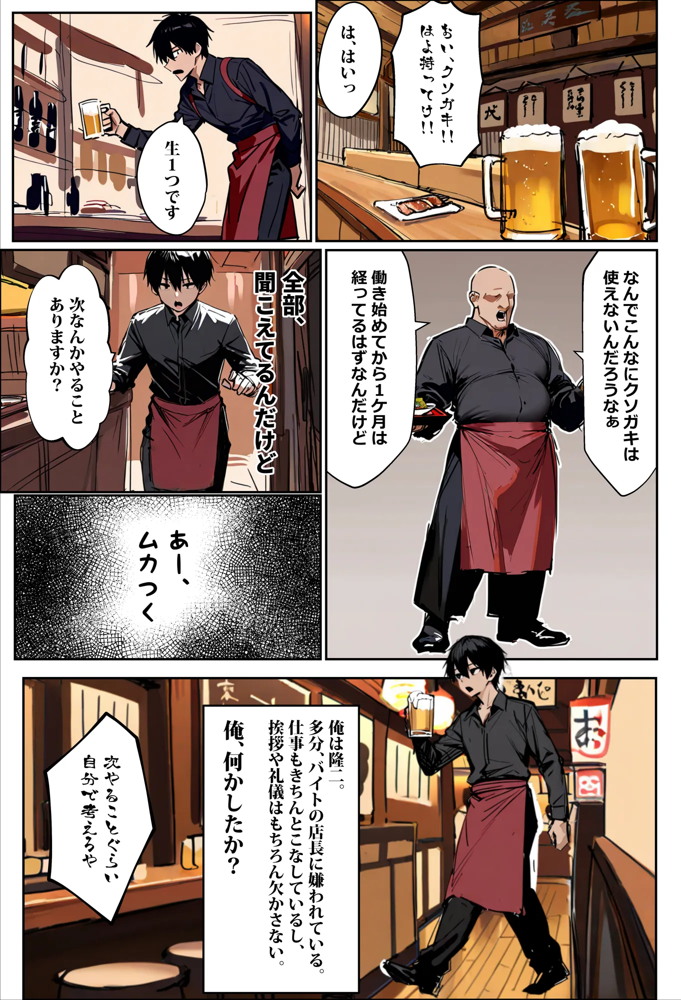 バ先のギャルママ（25）はなぜ？誰にもバレないように店長のチ〇ポをしゃぶっていたのか？ - 1ページ