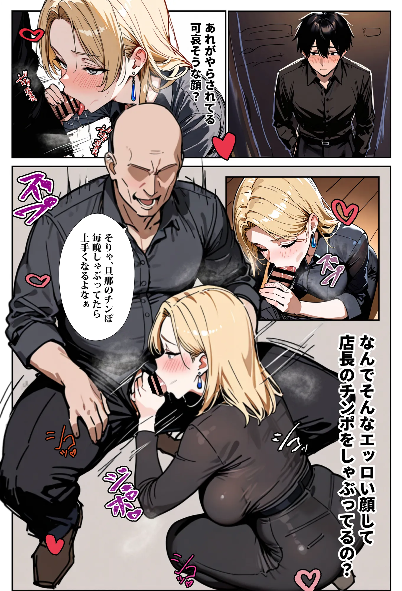 バ先のギャルママ（25）はなぜ？誰にもバレないように店長のチ〇ポをしゃぶっていたのか？ - 16ページ