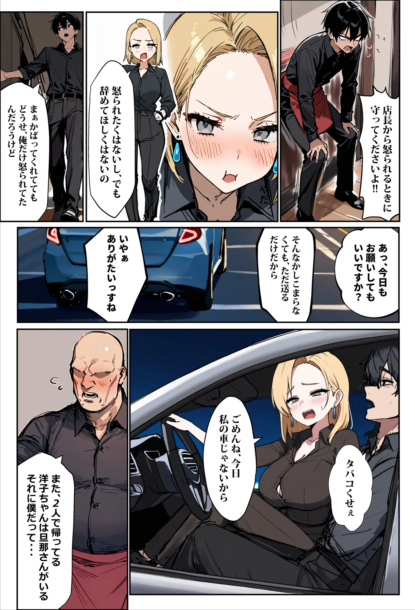 バ先のギャルママ（25）はなぜ？誰にもバレないように店長のチ〇ポをしゃぶっていたのか？ - 32ページ