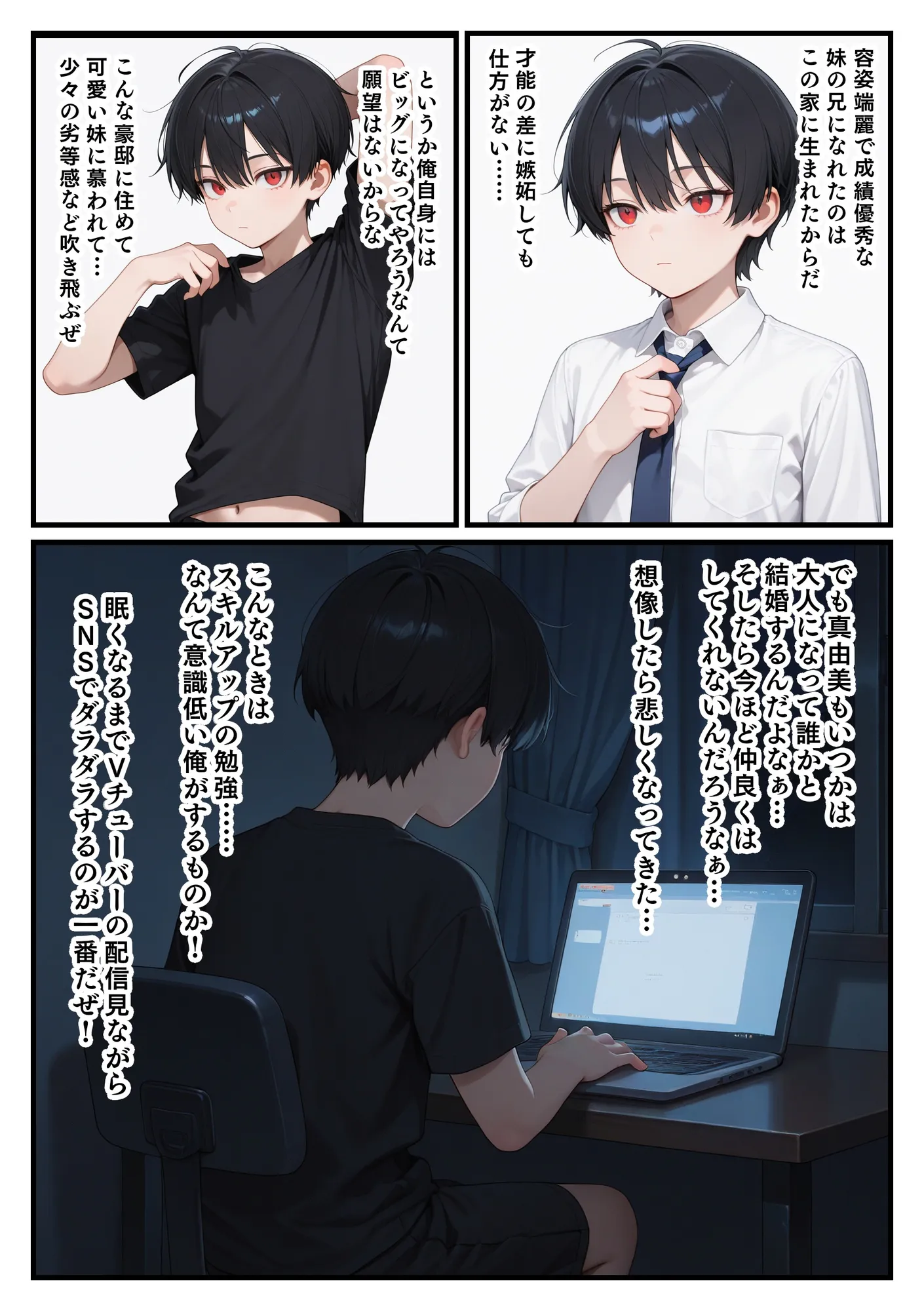 妹の裏アカを見つけた えっちした 逆レ○プされた - 4ページ