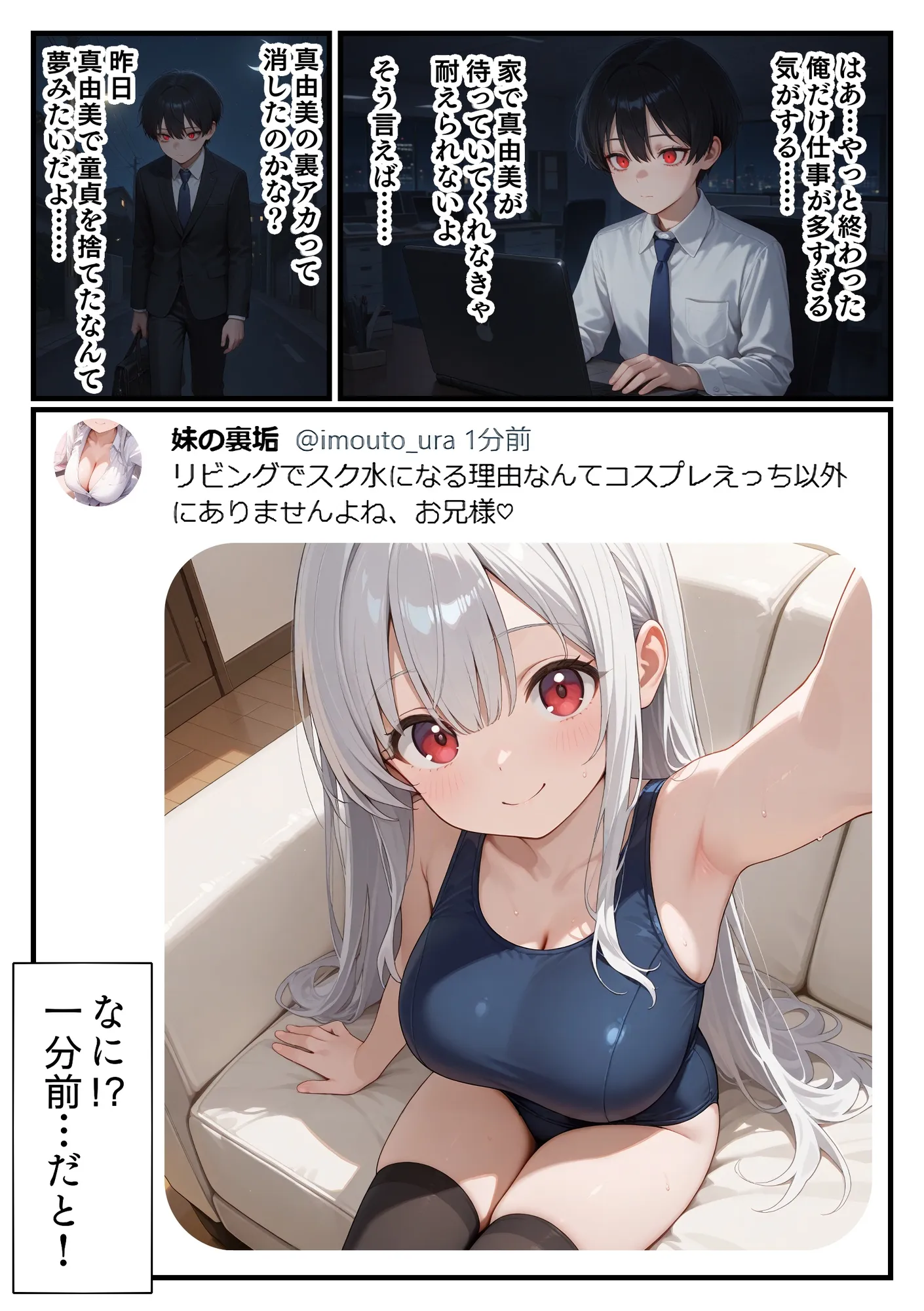 妹の裏アカを見つけた えっちした 逆レ○プされた - 16ページ