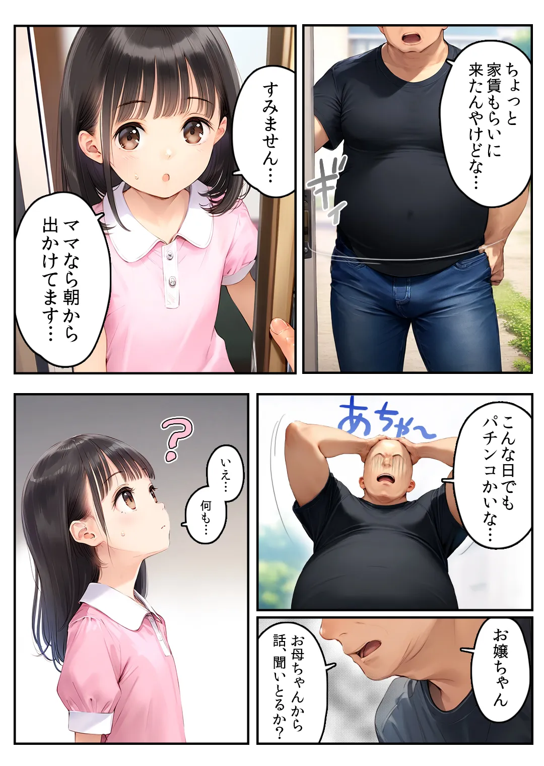 ■母子家庭アパート■連帯保証で処女喪失■102号室・飯塚めいちゃんの受難■ - 5ページ