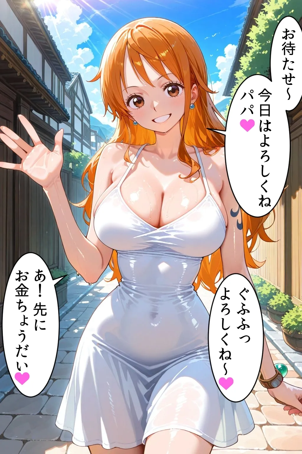 パパ活女子のイキすぎ報酬事情〜ワ〇ピース ナミ編〜 - 1ページ