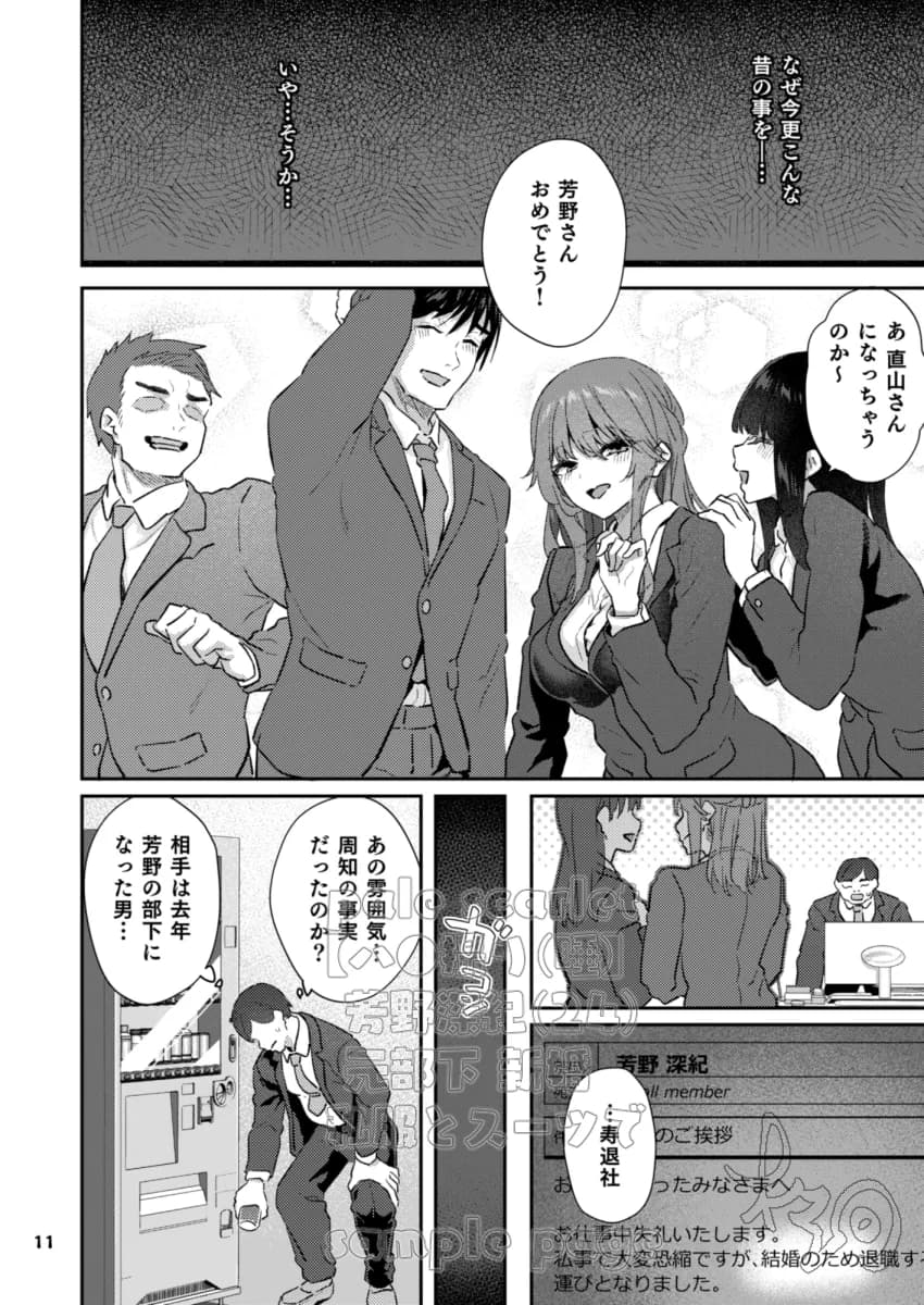 【ハメ撮り(睡】 芳野深紀(24) 元部下 新婚 私服とスーツで - 11ページ