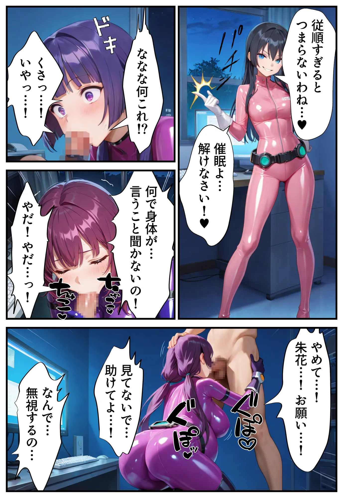 戦隊パープル悪堕ち〜最強と呼ばれた戦隊ヒロインも、魔装の誘惑には逆らえない…〜 - 4ページ