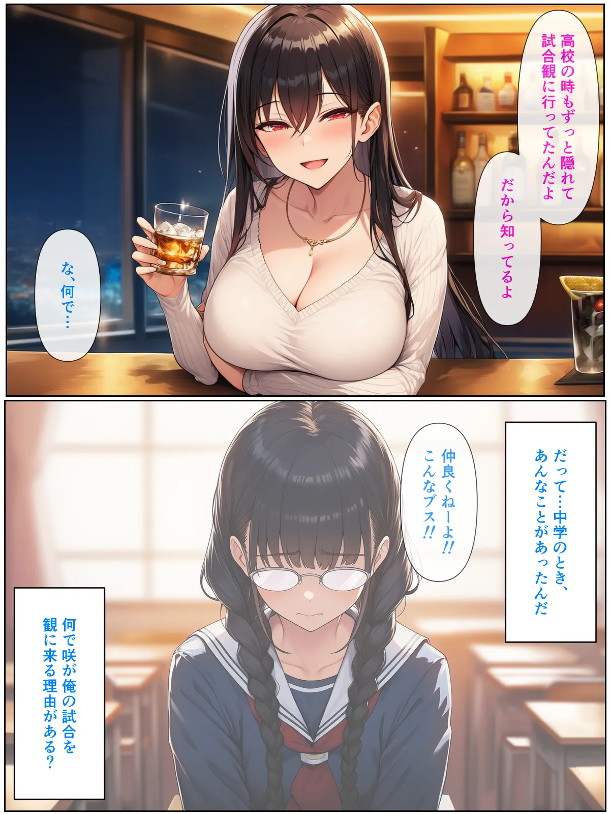 幼なじみの地味子と同窓会で再会したら、黒髪巨乳美人OLになっていた話 - 18ページ