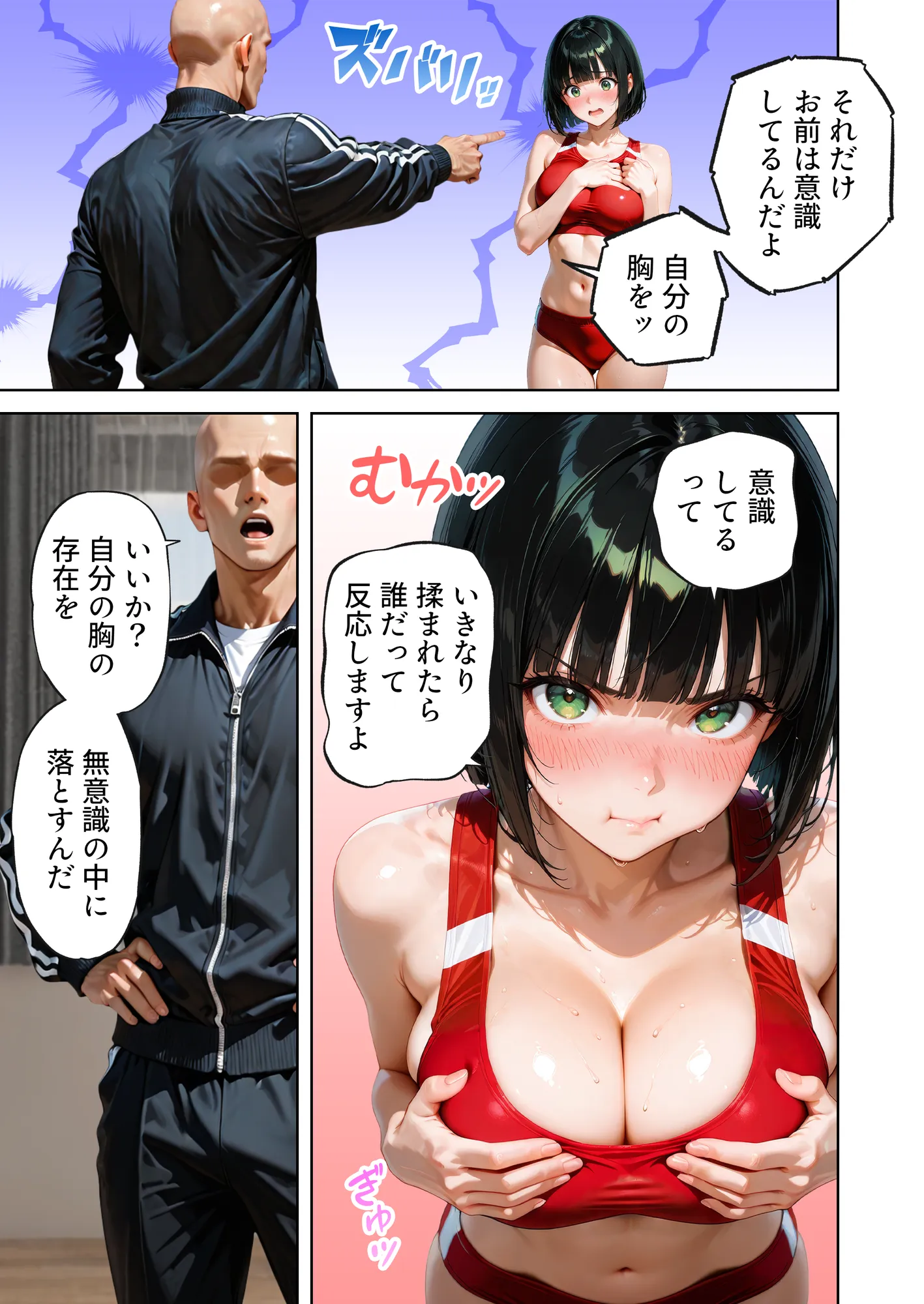 巨乳が暴れて走れませんッ！ 補欠落ちした陸上部元エースがコーチに秘密の特訓を指導してもらう話 - 34ページ