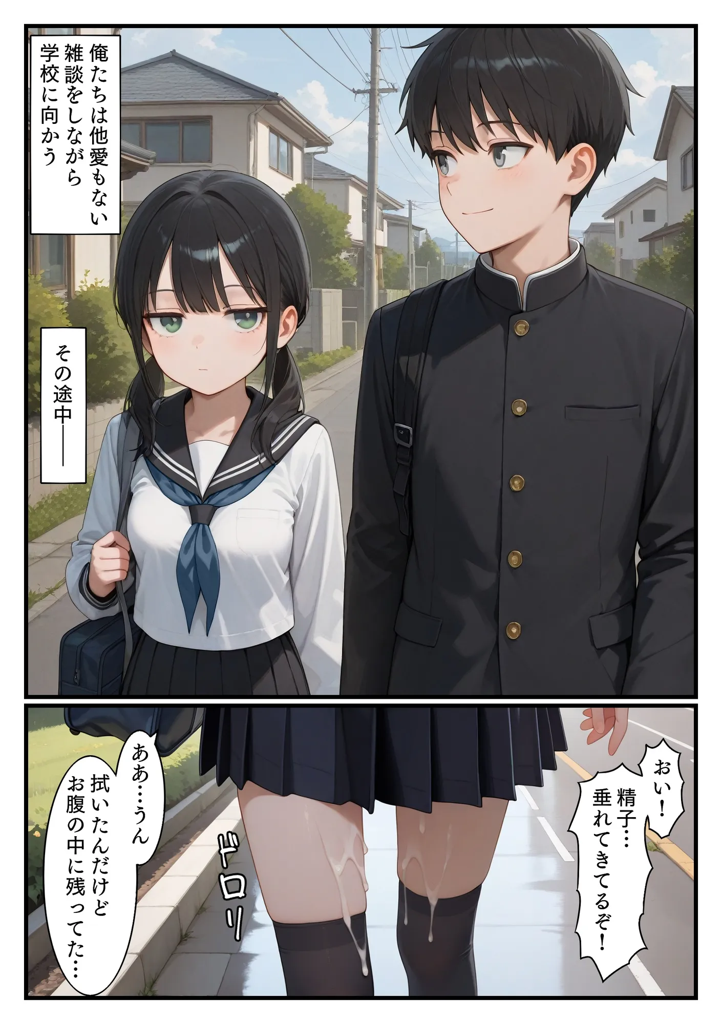 ジト目の幼なじみ（オナホ）は俺の精子が好き - 9ページ