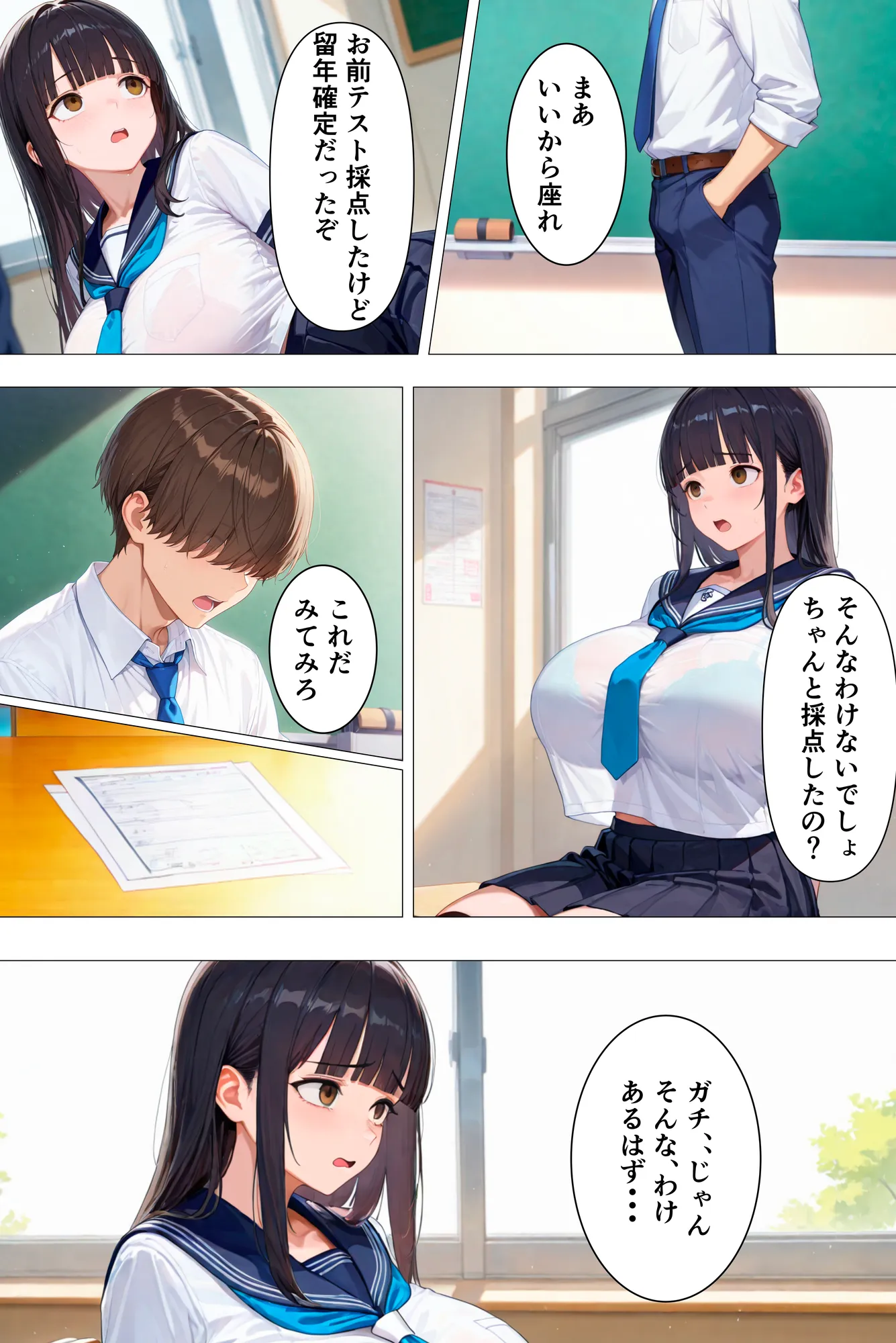 弱み握って生意気な女と濃厚セックス〜特別指導でオナホ化計画〜（おまけつき） - 8ページ