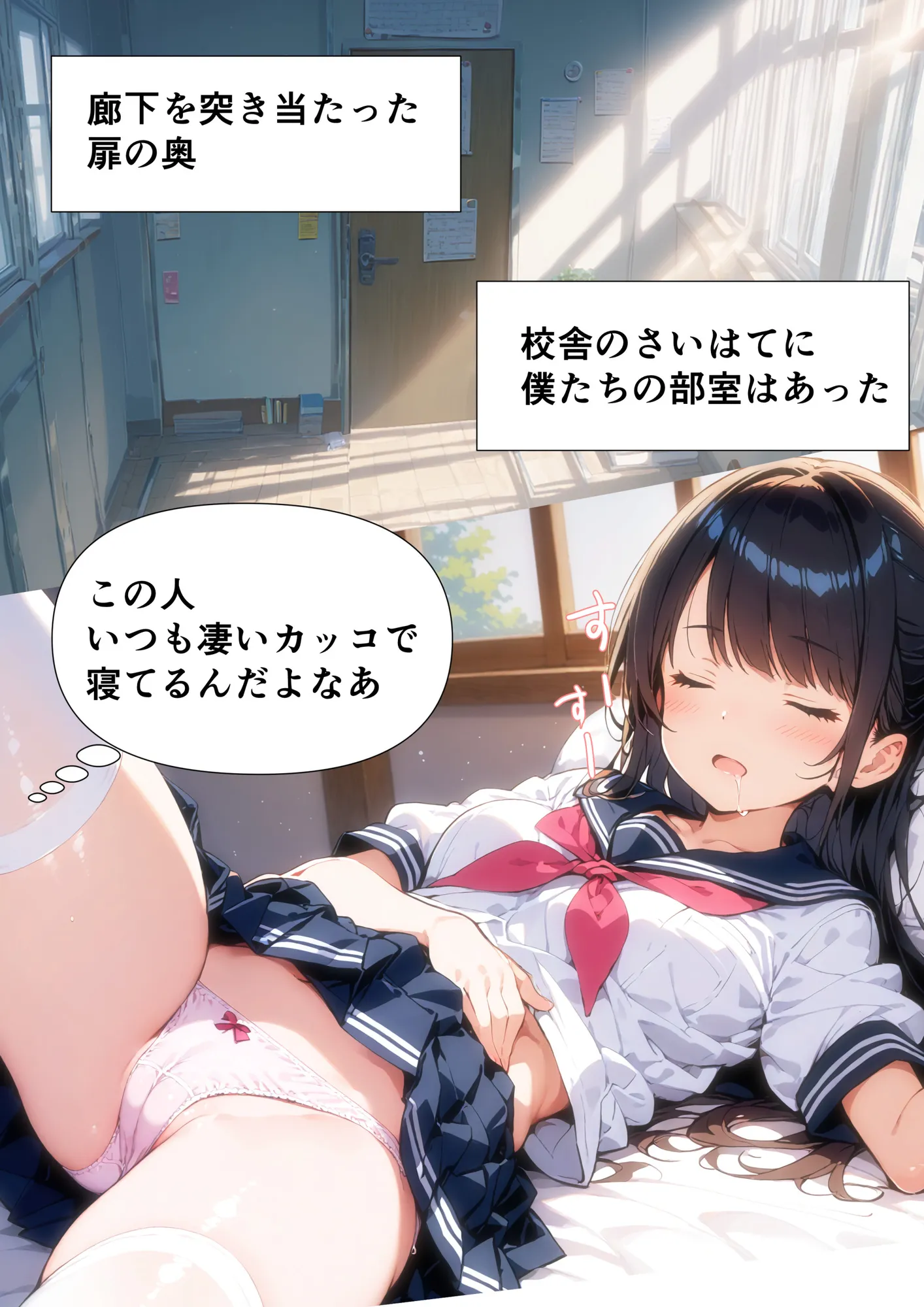 年上JKとイチャラブえっち  ななな先輩は僕の彼女 - 2ページ