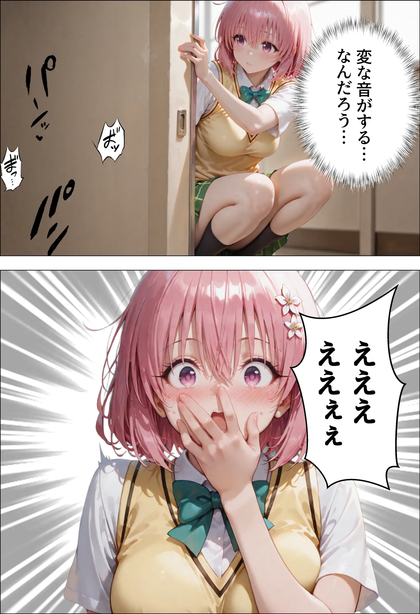 催●種付け学園 緊縛調教ボテ腹肉便器科へようこそ モ〇とラ〇編 - 6ページ