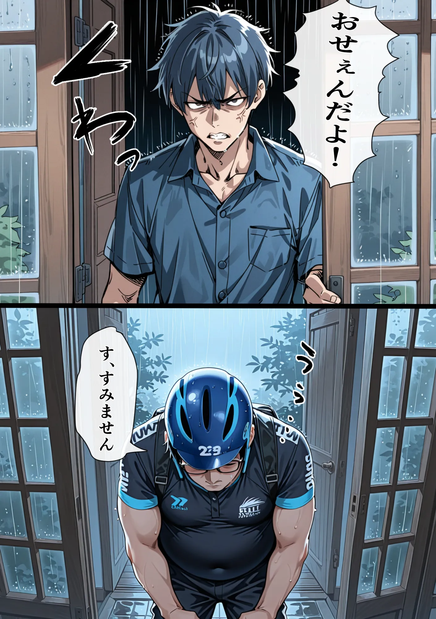 Ub●rの配達先で推しコンカフェ嬢が彼氏とヤってた話 - 12ページ