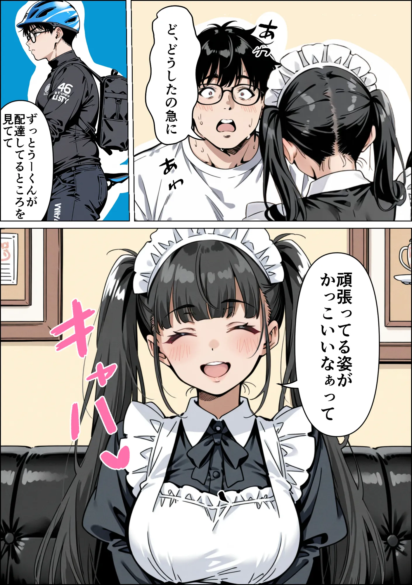 Ub●rの配達先で推しコンカフェ嬢が彼氏とヤってた話 - 21ページ