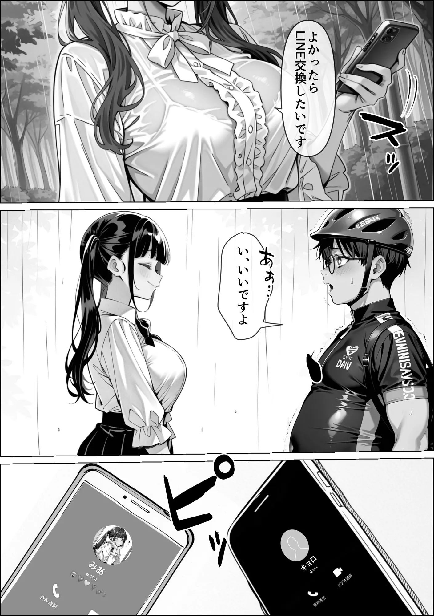 Ub●rの配達先で推しコンカフェ嬢が彼氏とヤってた話 - 41ページ