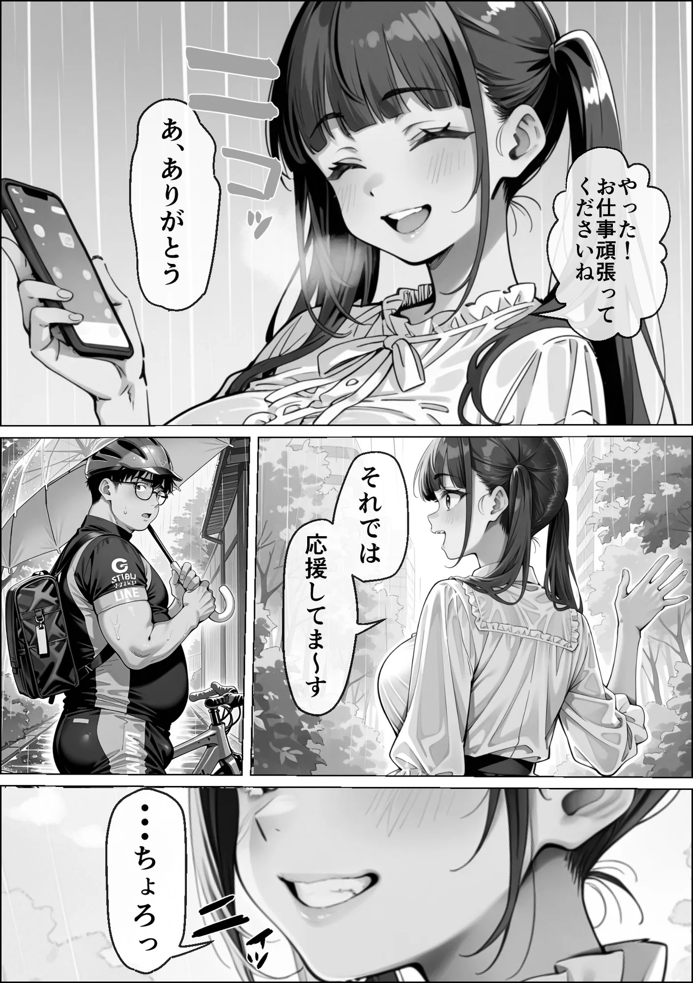 Ub●rの配達先で推しコンカフェ嬢が彼氏とヤってた話 - 42ページ