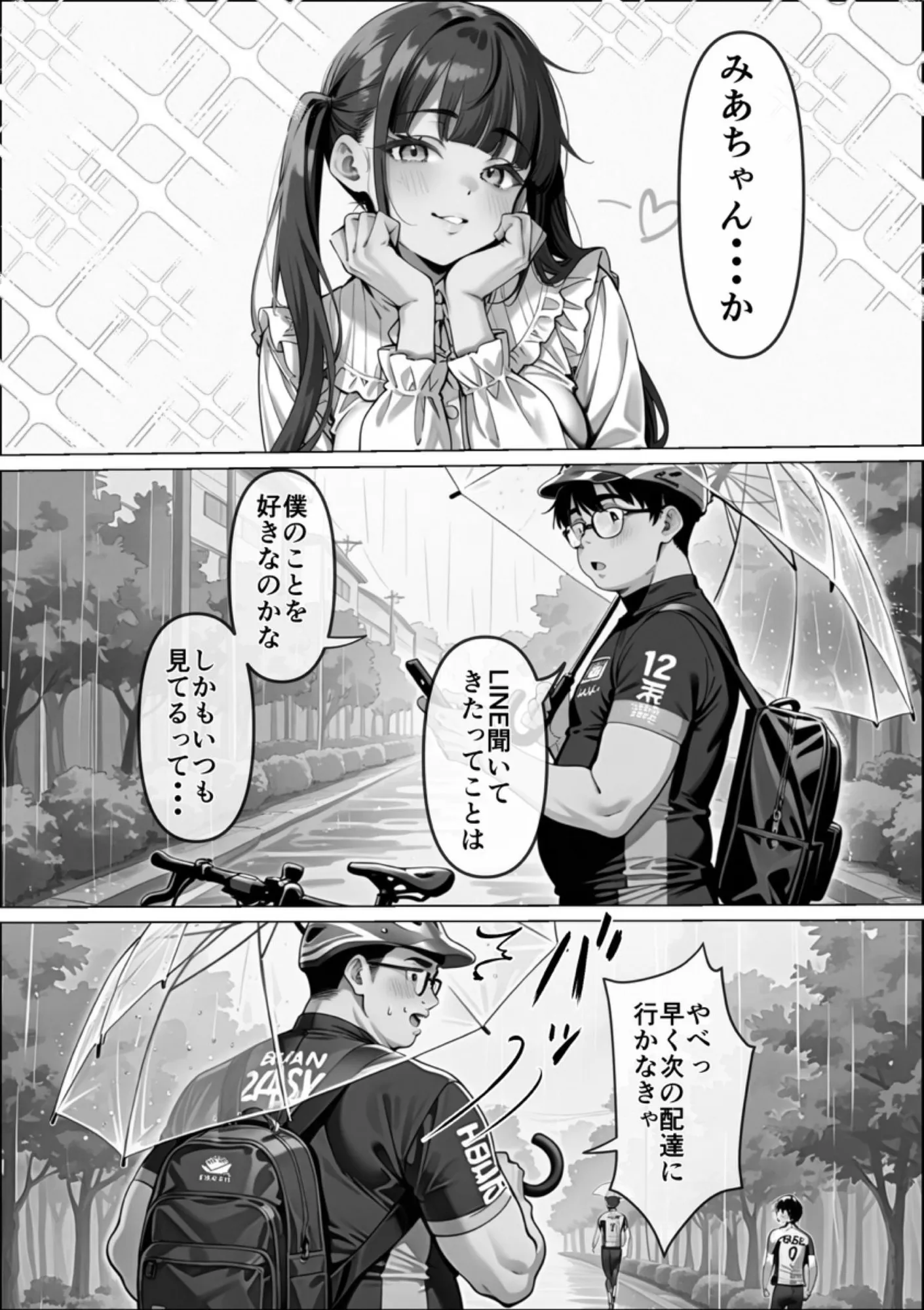 Ub●rの配達先で推しコンカフェ嬢が彼氏とヤってた話 - 43ページ