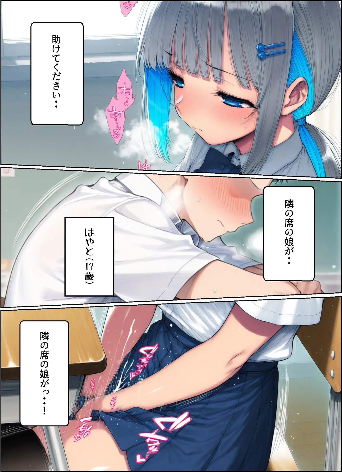 転校生が授業中にオナニーするど変態だった話 - 1ページ