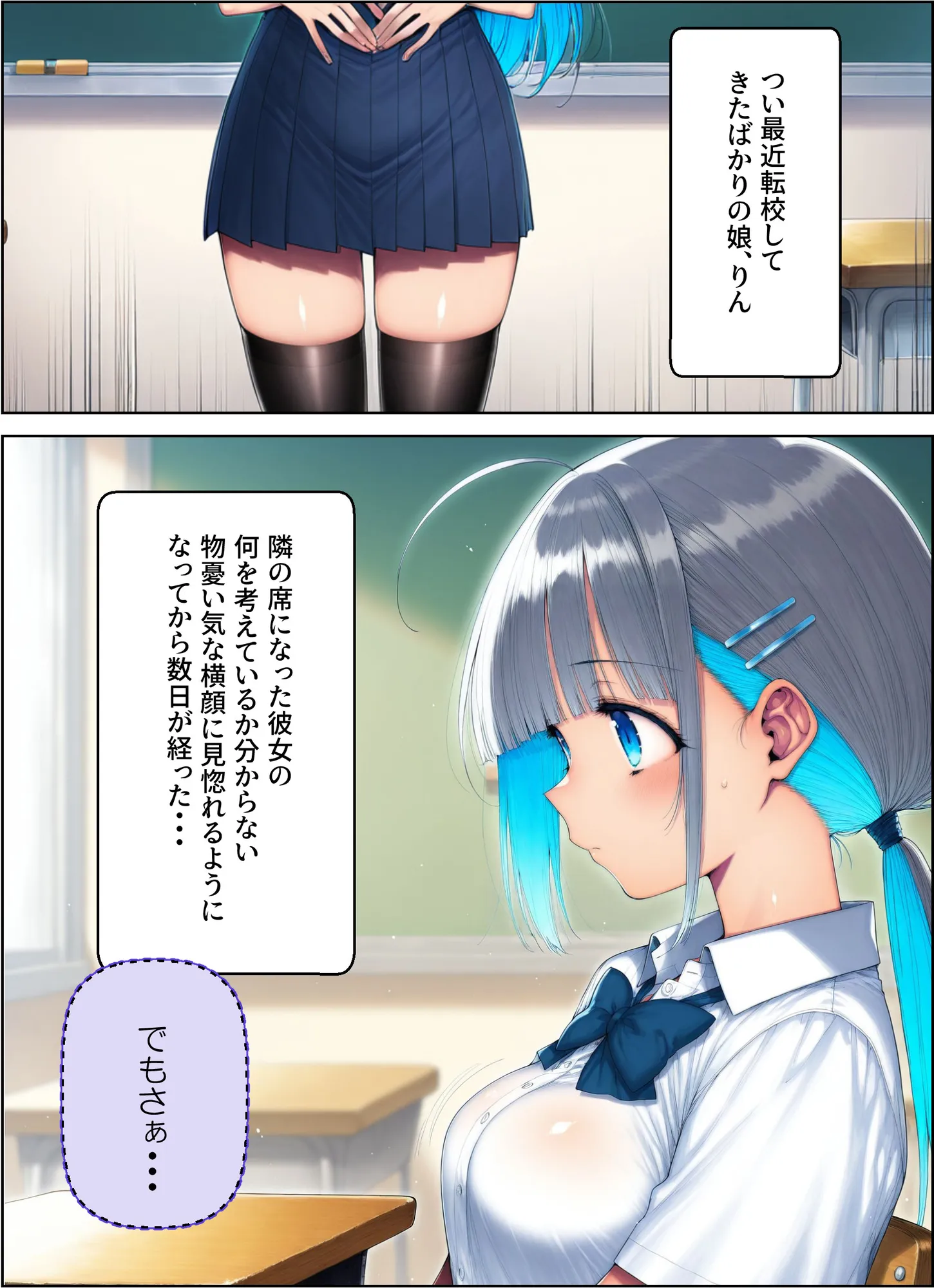 転校生が授業中にオナニーするど変態だった話 - 22ページ