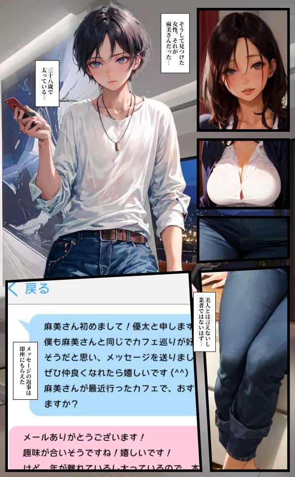 【実話】どうしても巨乳とエッチしたくて出会い系でゲットした話─太ったIカップ人妻編─ - 8ページ