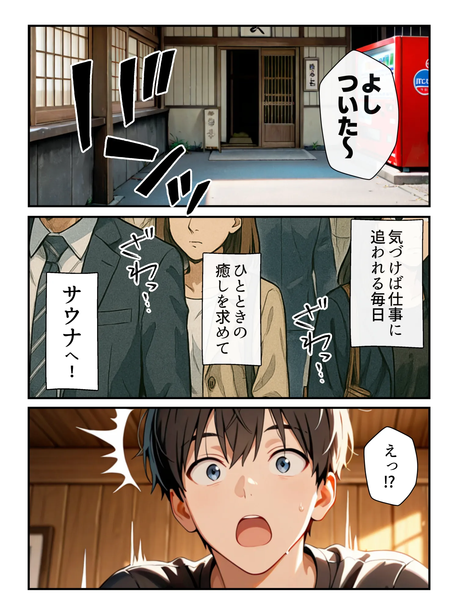 混浴サウナで巨乳妹ときまずガチ再会した話 - 20ページ