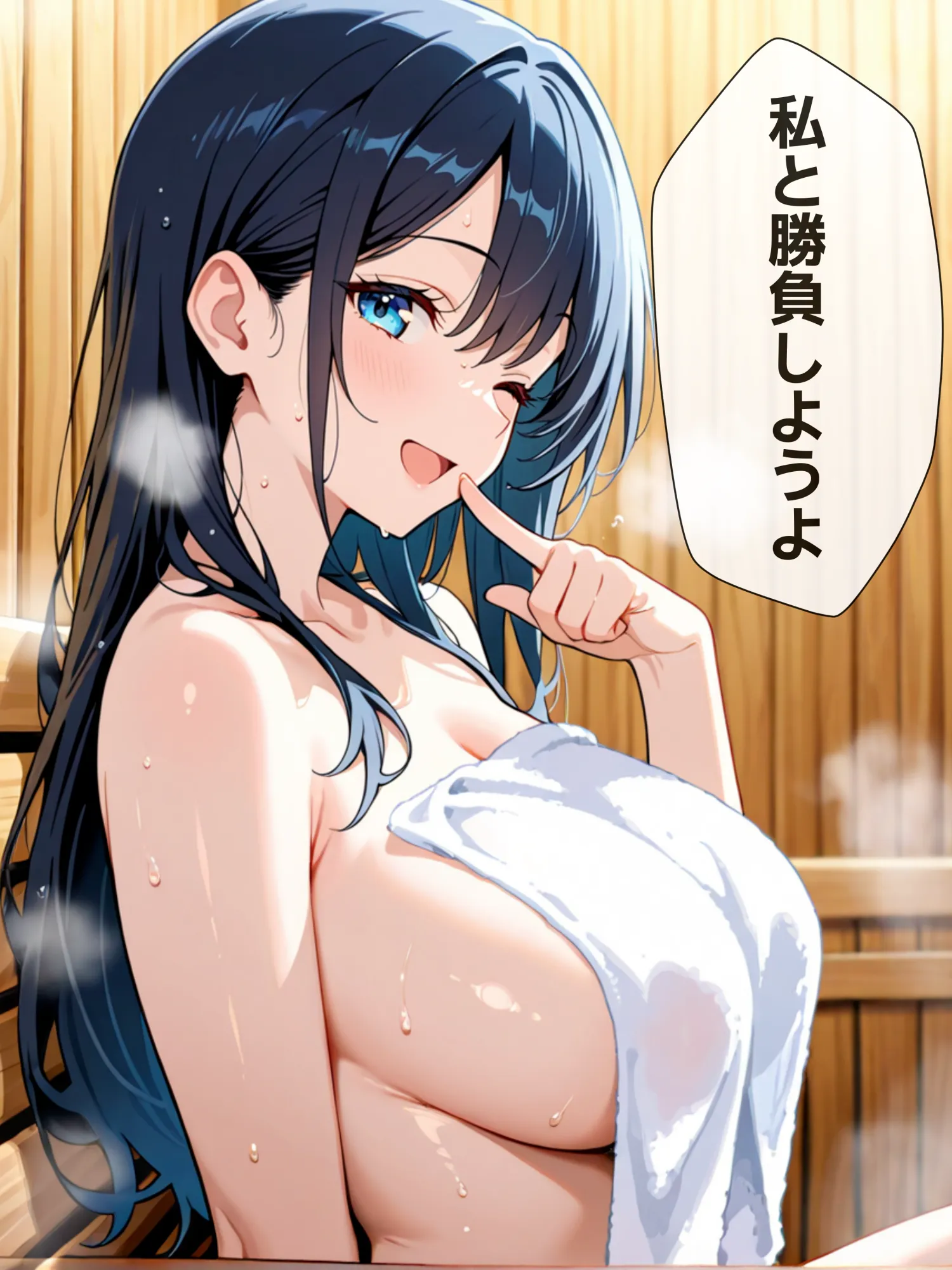 混浴サウナで巨乳妹ときまずガチ再会した話 - 38ページ