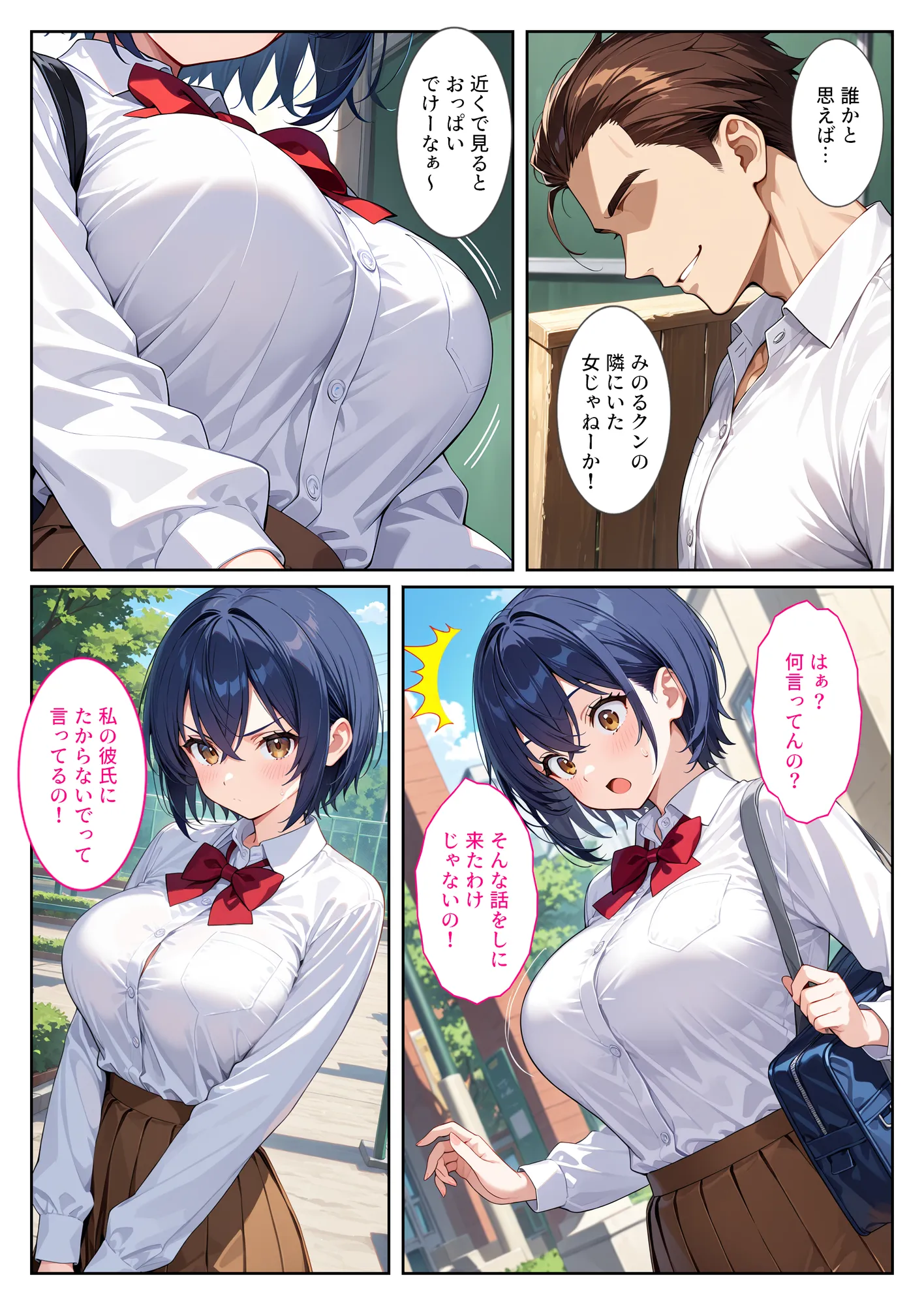 僕の爆乳彼女が絶倫ヤンキーに寝取られて性玩具にされる話 - 6ページ