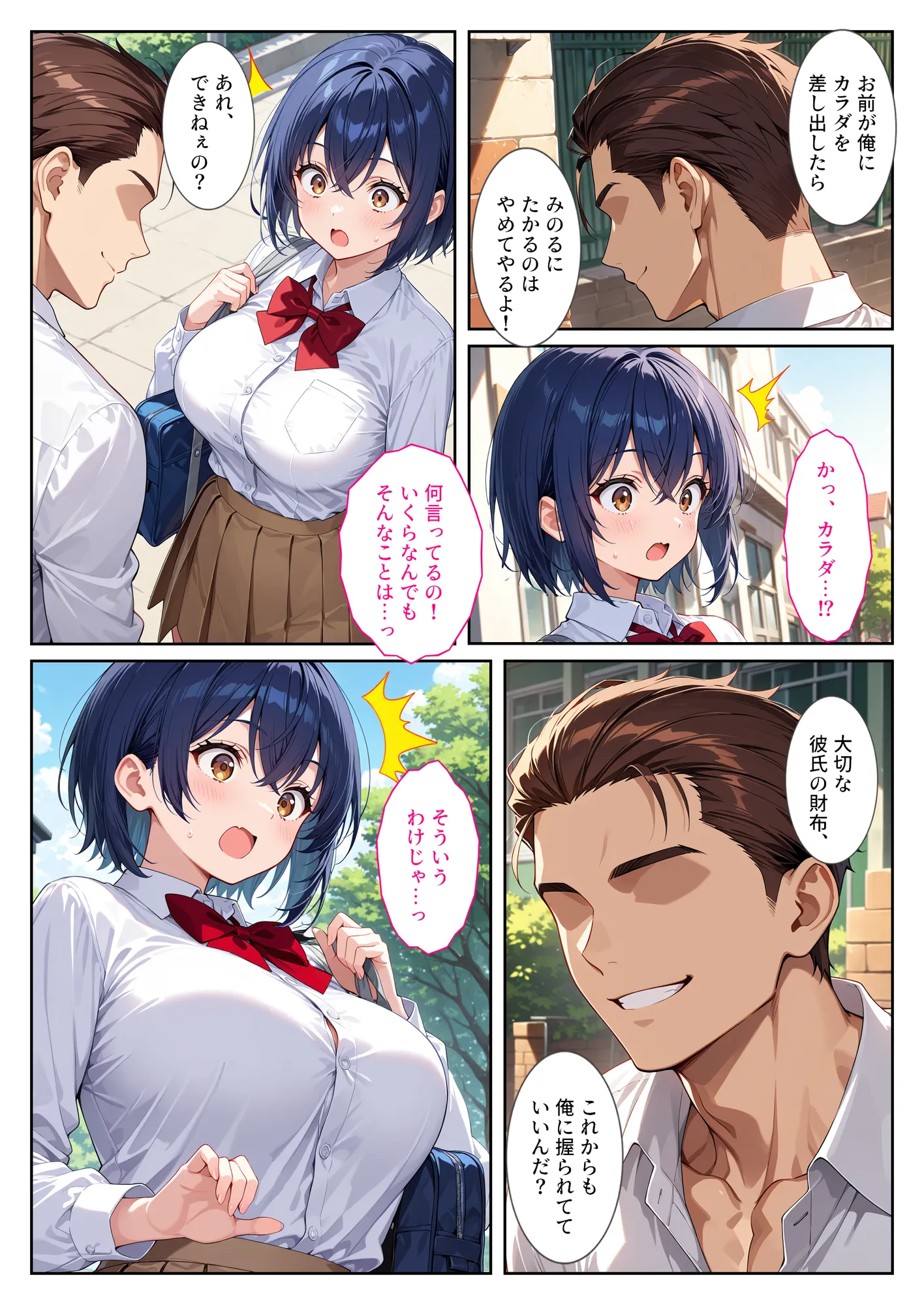 僕の爆乳彼女が絶倫ヤンキーに寝取られて性玩具にされる話 - 8ページ