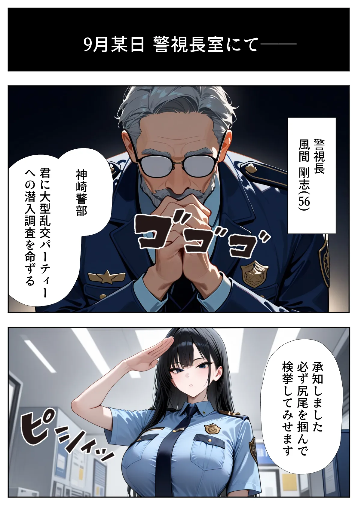 潜入捜査に失敗した巨乳警官の末路 - 4ページ