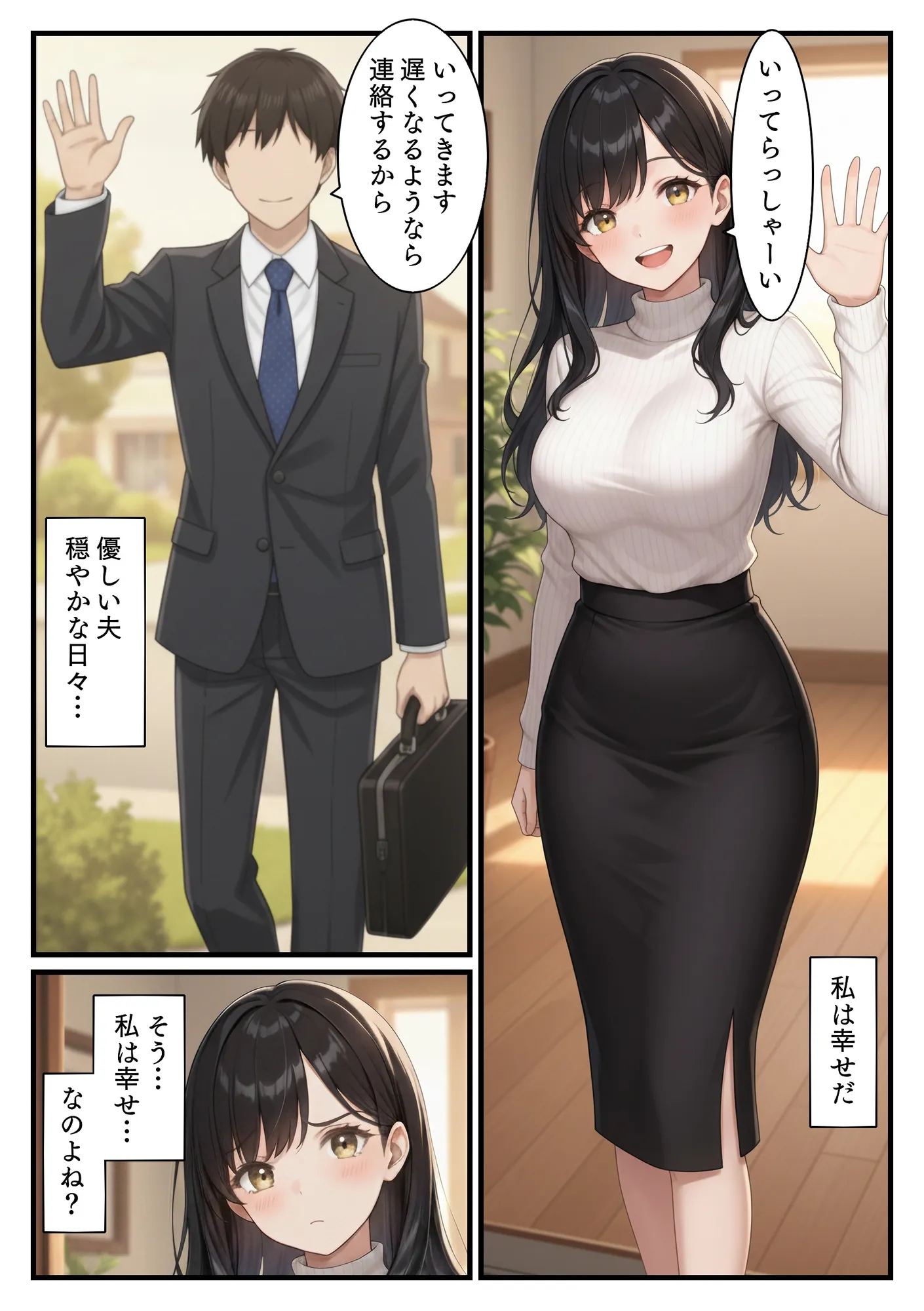 NTR 平成一桁生まれ主婦デカチン借金取りに堕ちる - 1ページ