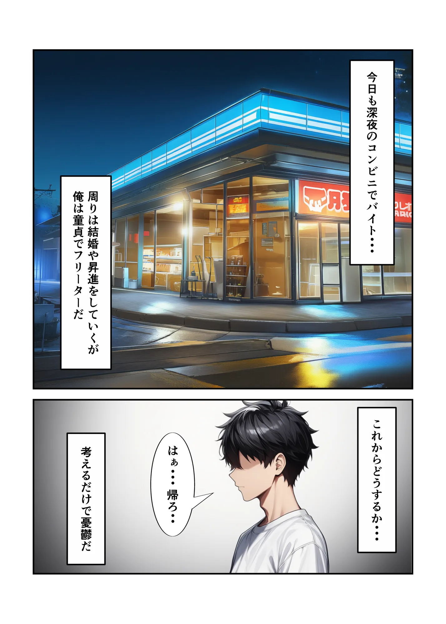 近所の人妻のセックスを覗き見したら2人だけの秘密の関係になっていて童貞卒業セックスが出来た話 - 1ページ