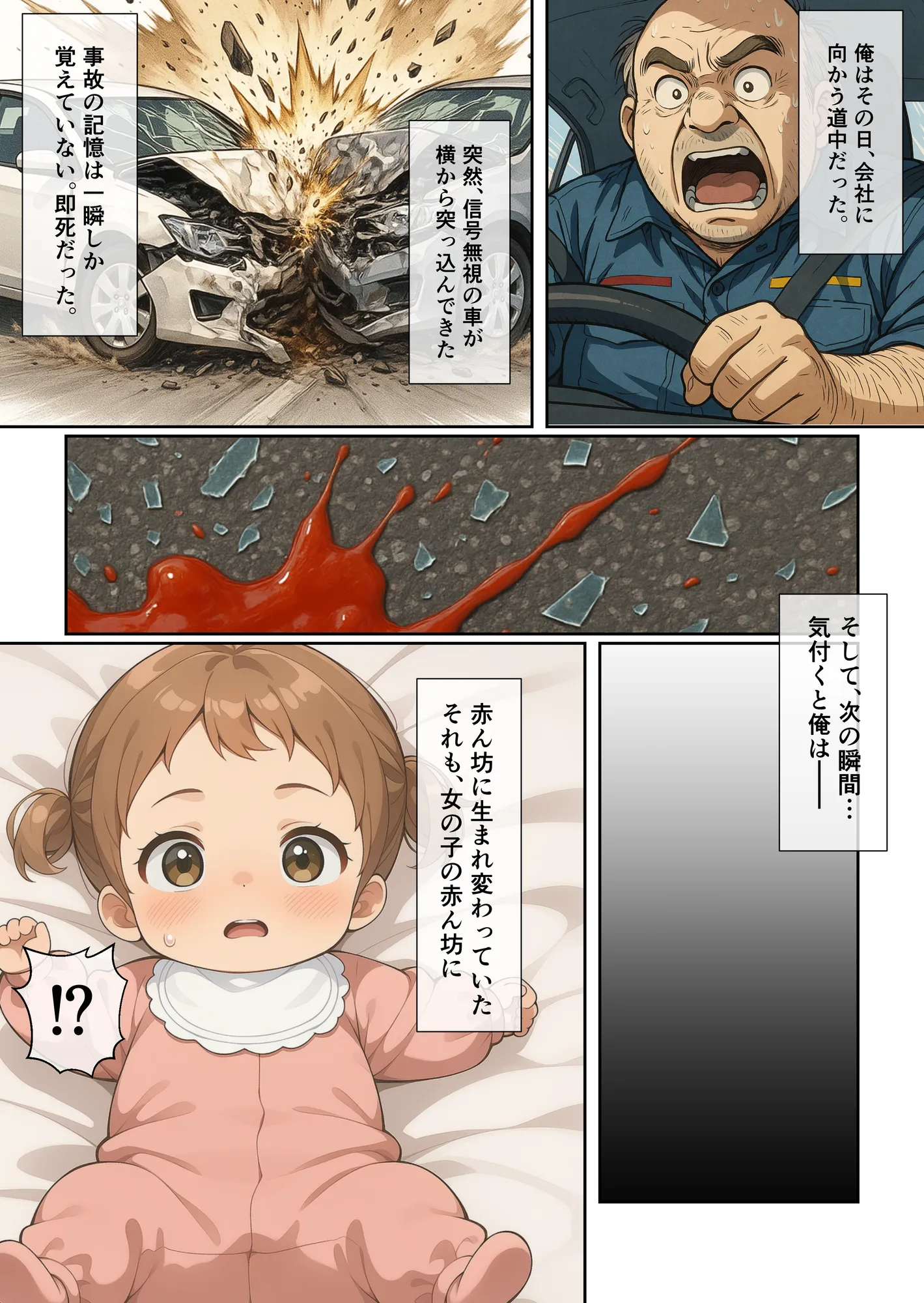 転生したらJKだったのでとりあえずおっさんに抱かれてみた - 2ページ